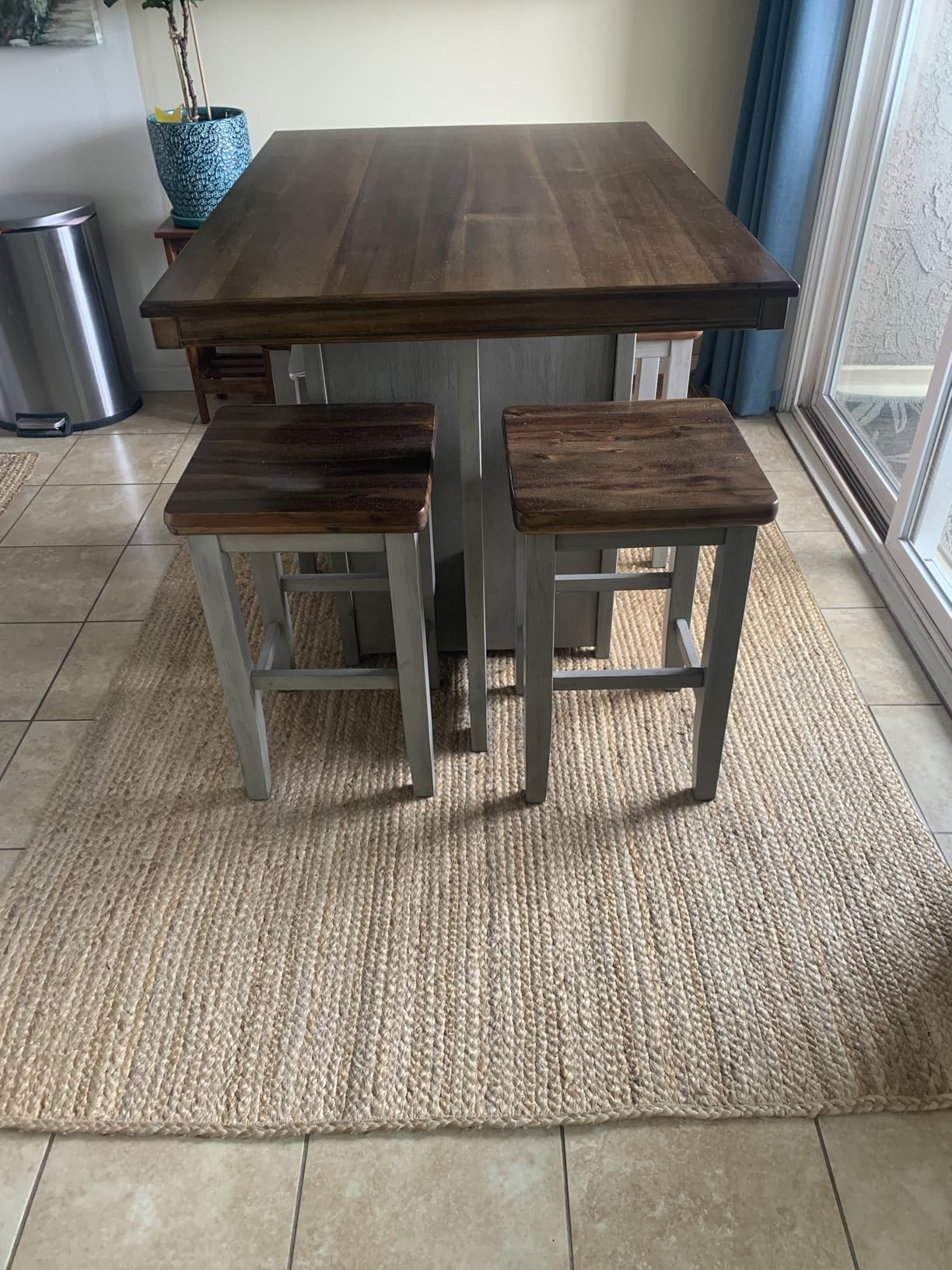 nuLOOM Rigo Natural Solid Flatweave Area Rug, 6' x 9', Hand Woven, Farmhouse, Jute, Soft and Textured, High Traffic, Stain Resistant, Easy Clean, Durable customer photo 1