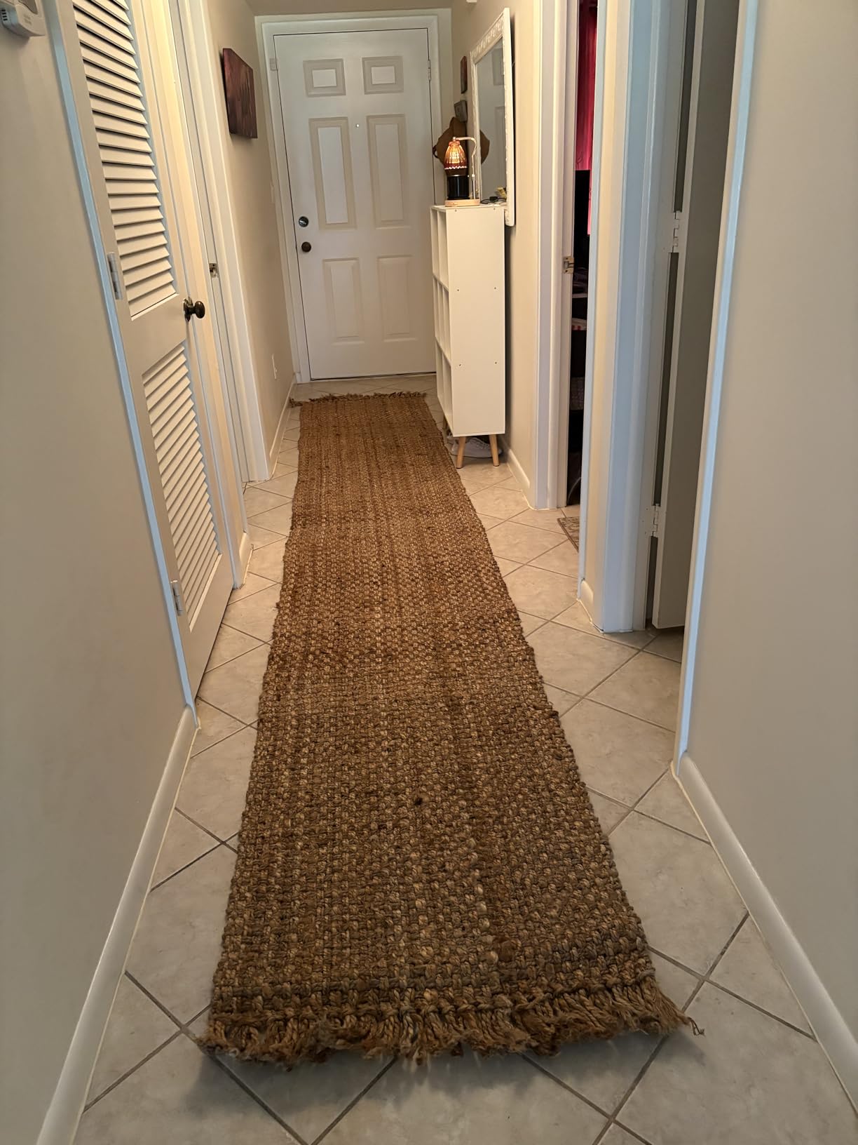 SAFAVIEH Natural Fiber Collection Accent Rug - 3' x 5', Natural, Handmade Tassel Jute, Ideal for High Traffic Areas in Entryway, Living Room, Bedroom (NF467A) customer photo 2