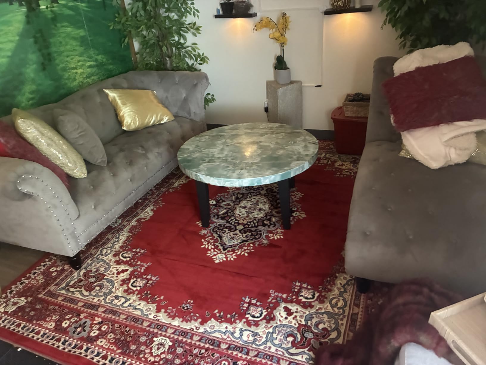Unique Loom Reza Collection Traditional Persian Style Area Rug, 8 x 10 ft, Brown/Ivory customer photo 1