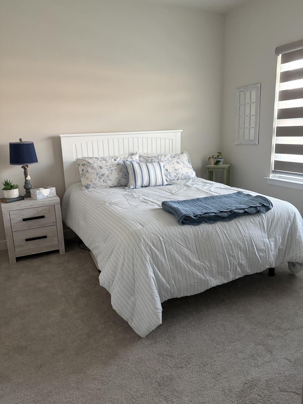 AFI, Nantucket Queen Solid Wood Panel Headboard, White customer photo 1