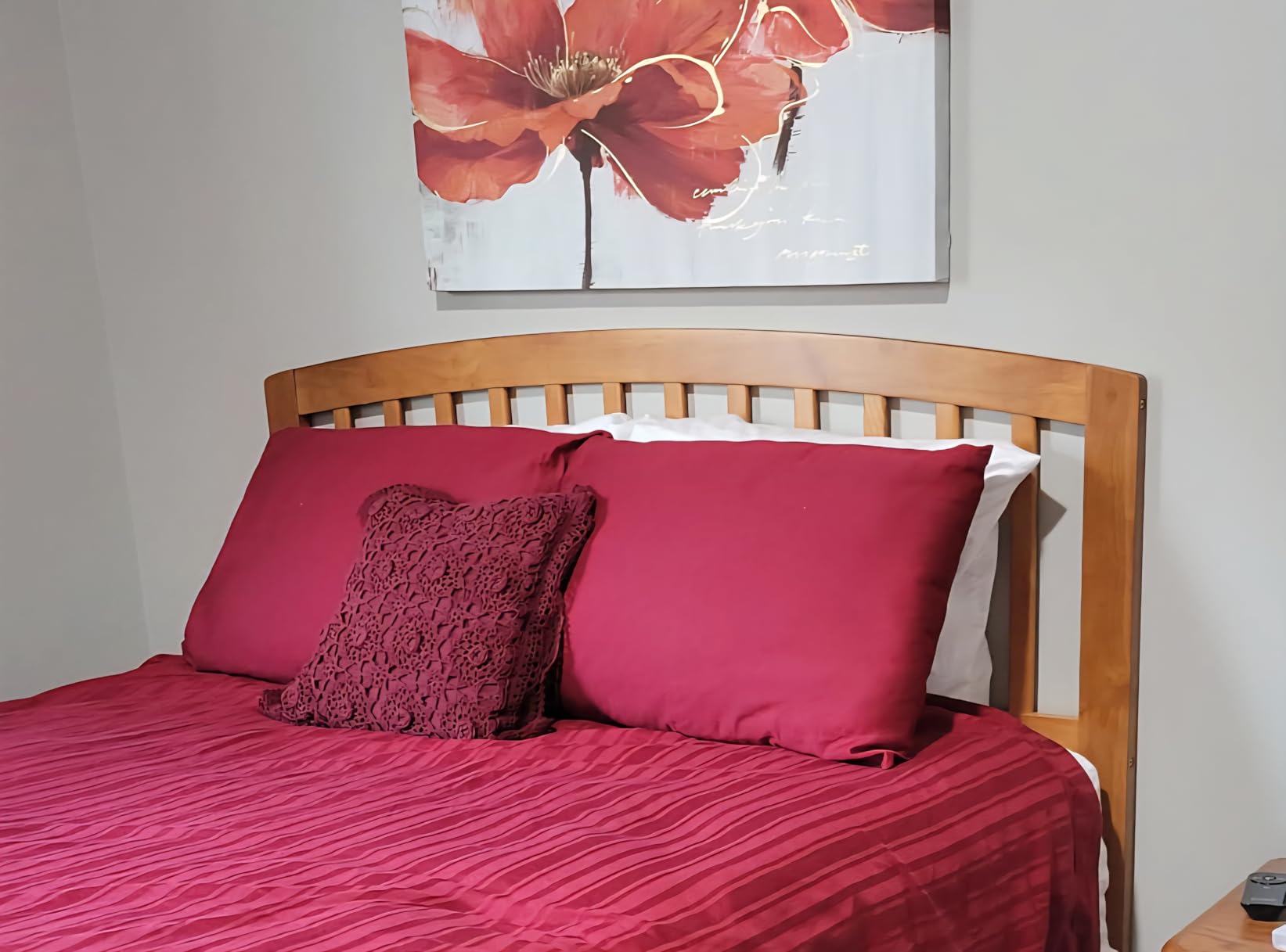 AFI, Richmond Slatted Queen Solid Wood Headboard, Walnut customer photo 1