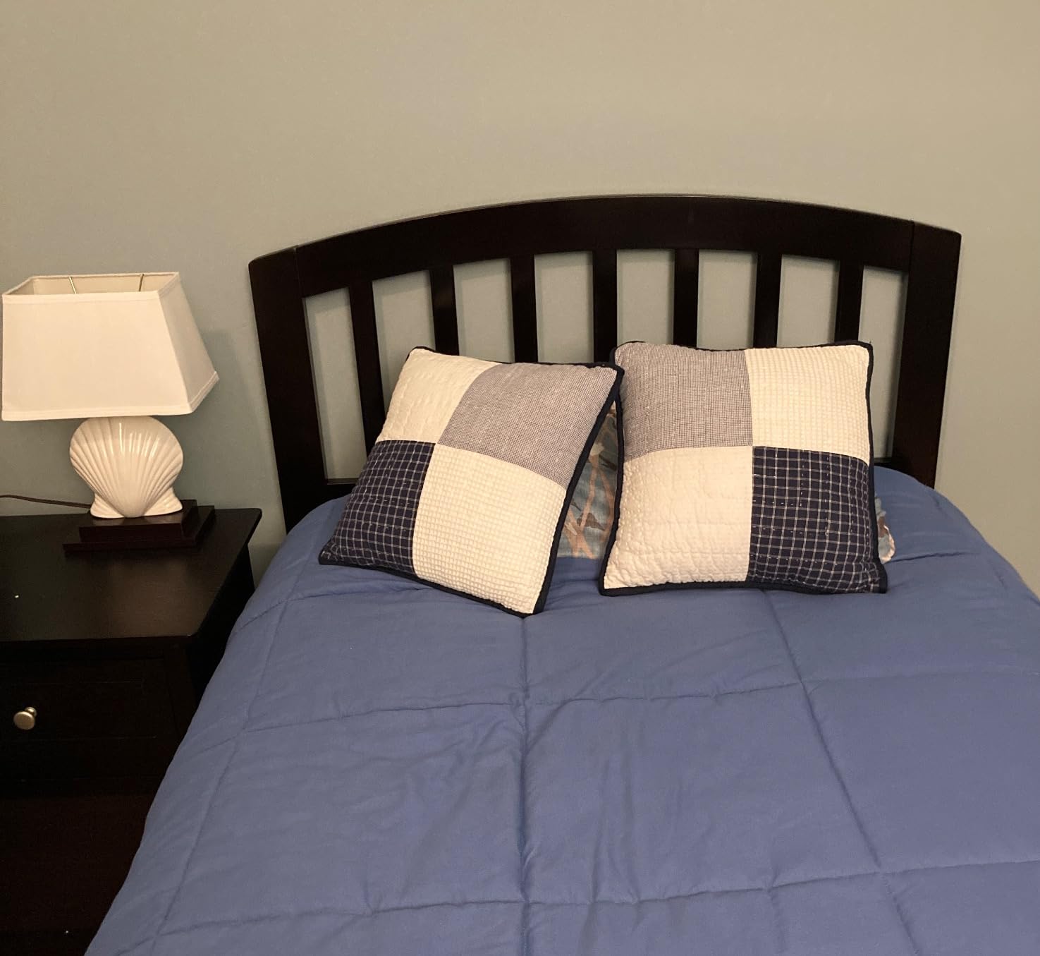 AFI, Richmond Slatted Queen Solid Wood Headboard, Walnut customer photo 2