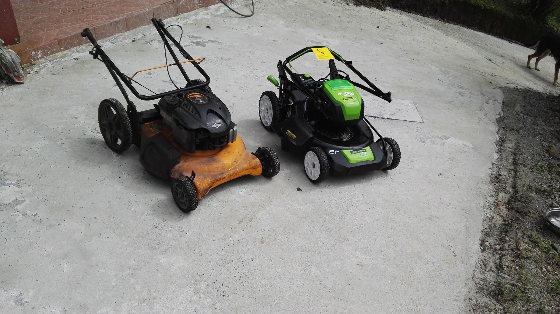 Greenworks 80V 21 in Push Lawn Mower, 4.0 Ah Battery and Charger customer photo 2