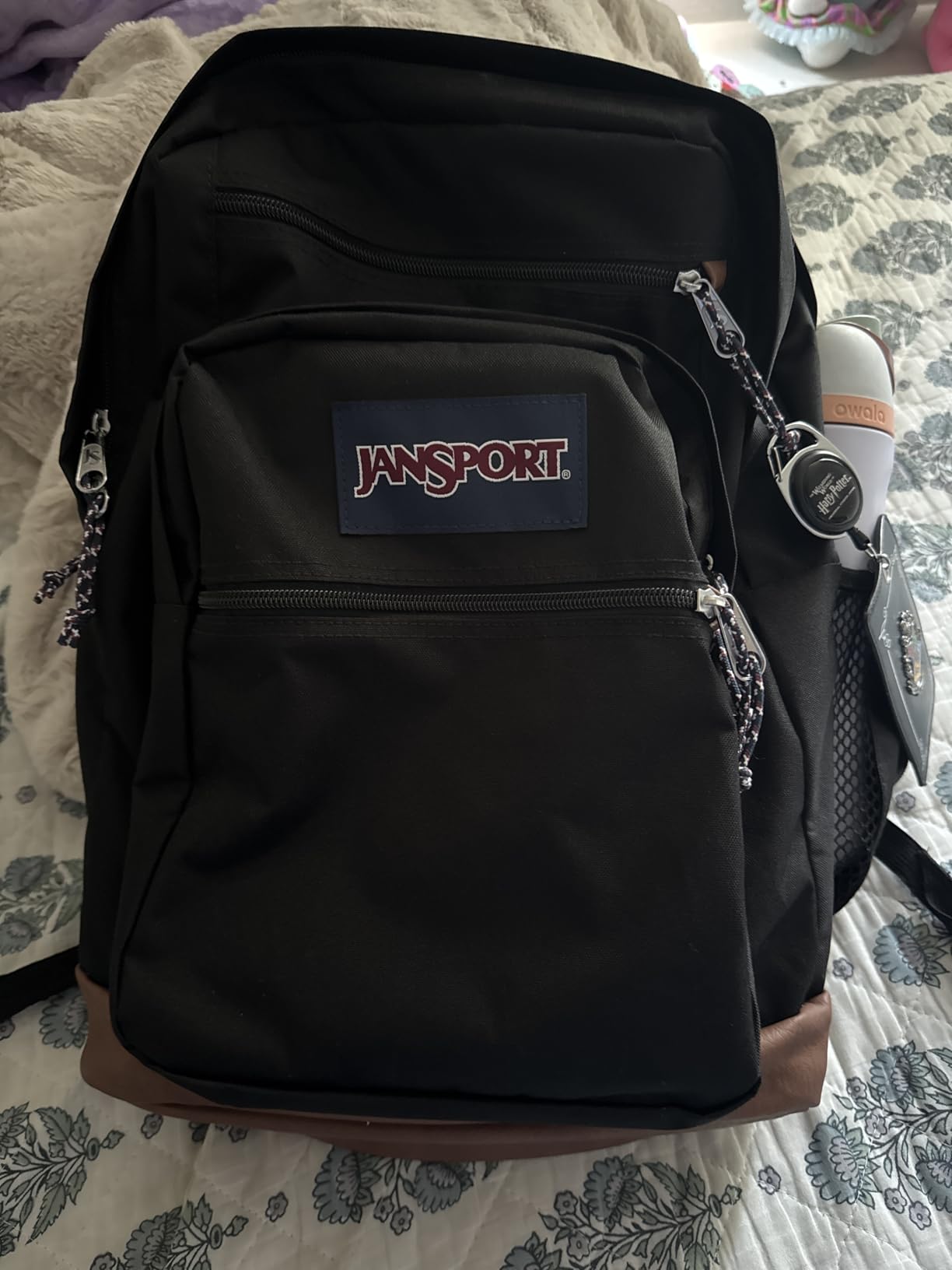 JanSport Cool Backpack with 15-inch Laptop Sleeve - Large Computer Bag Rucksack with 2 Compartments, Ergonomic Straps, Black customer photo 2