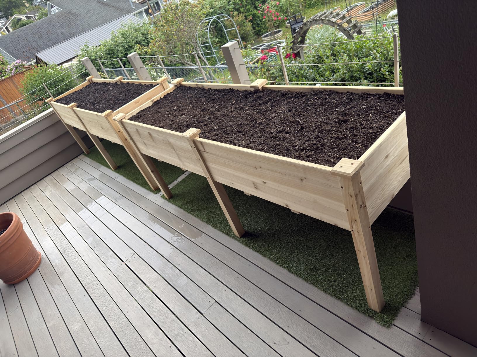 Best Choice Products 48 x 24 x 30 Inches Raised Garden Bed, Elevated Wood Planter Box Stand customer photo 1