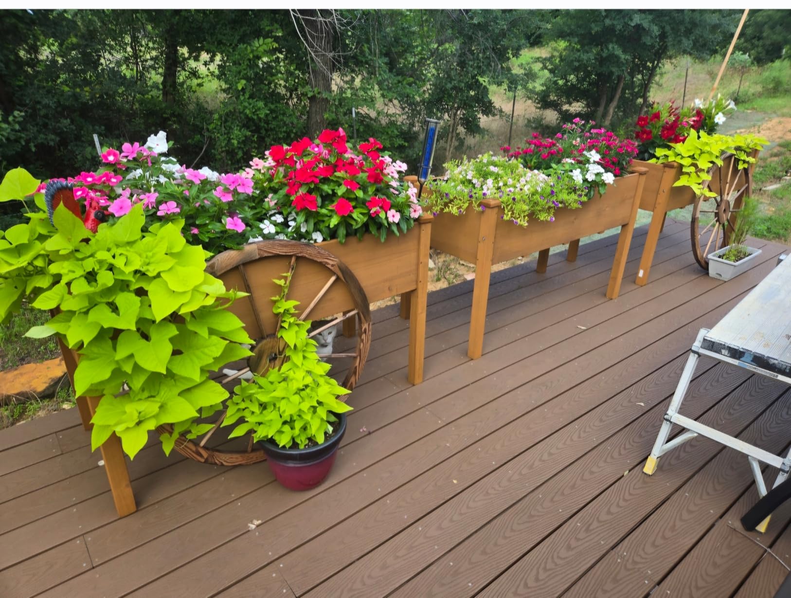 Best Choice Products 48 x 24 x 30 Inches Raised Garden Bed, Elevated Wood Planter Box Stand customer photo 2