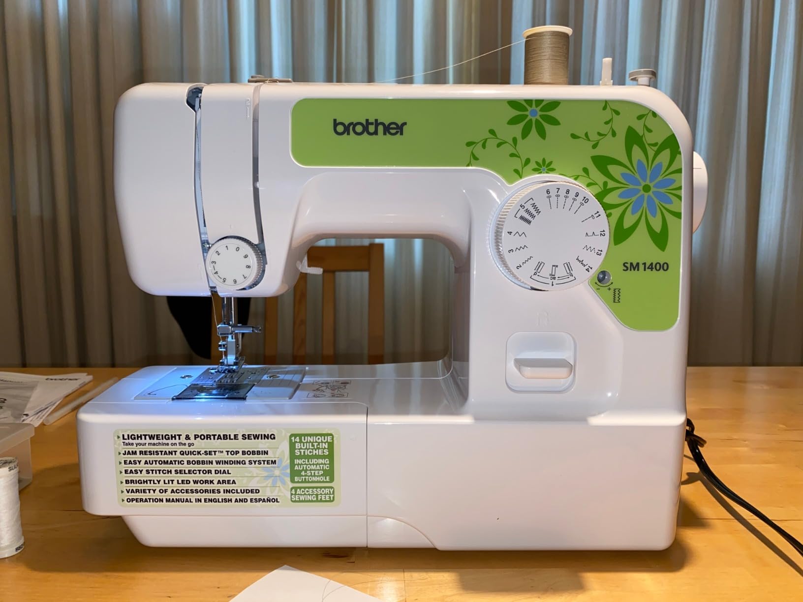 Brother SM1400 14-Stitch Sewing Machine customer photo 2