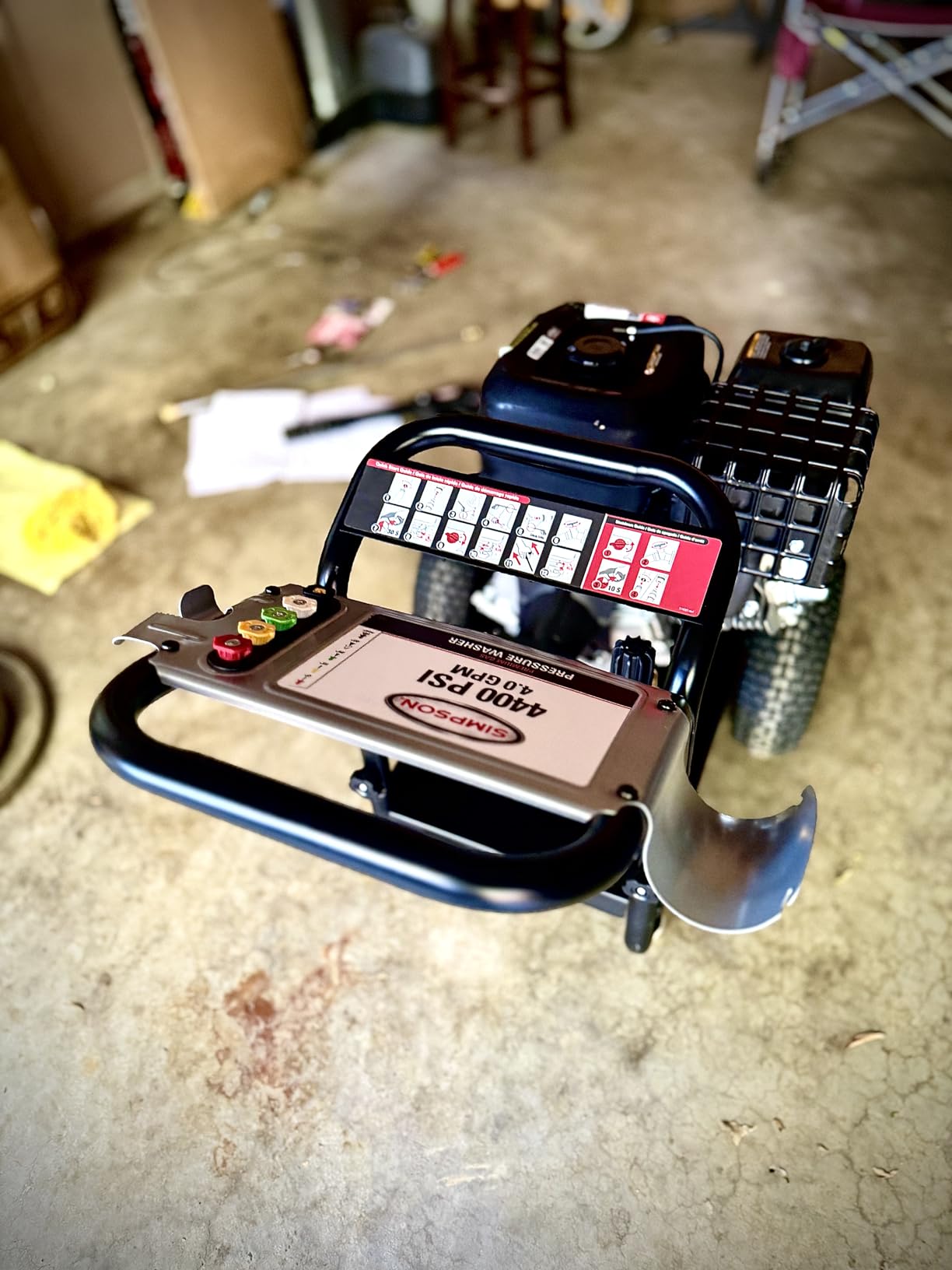 Simpson PowerShot 4400 PSI Gas Pressure Washer, 4.0 GPM, CRX 420cc Engine customer photo 2
