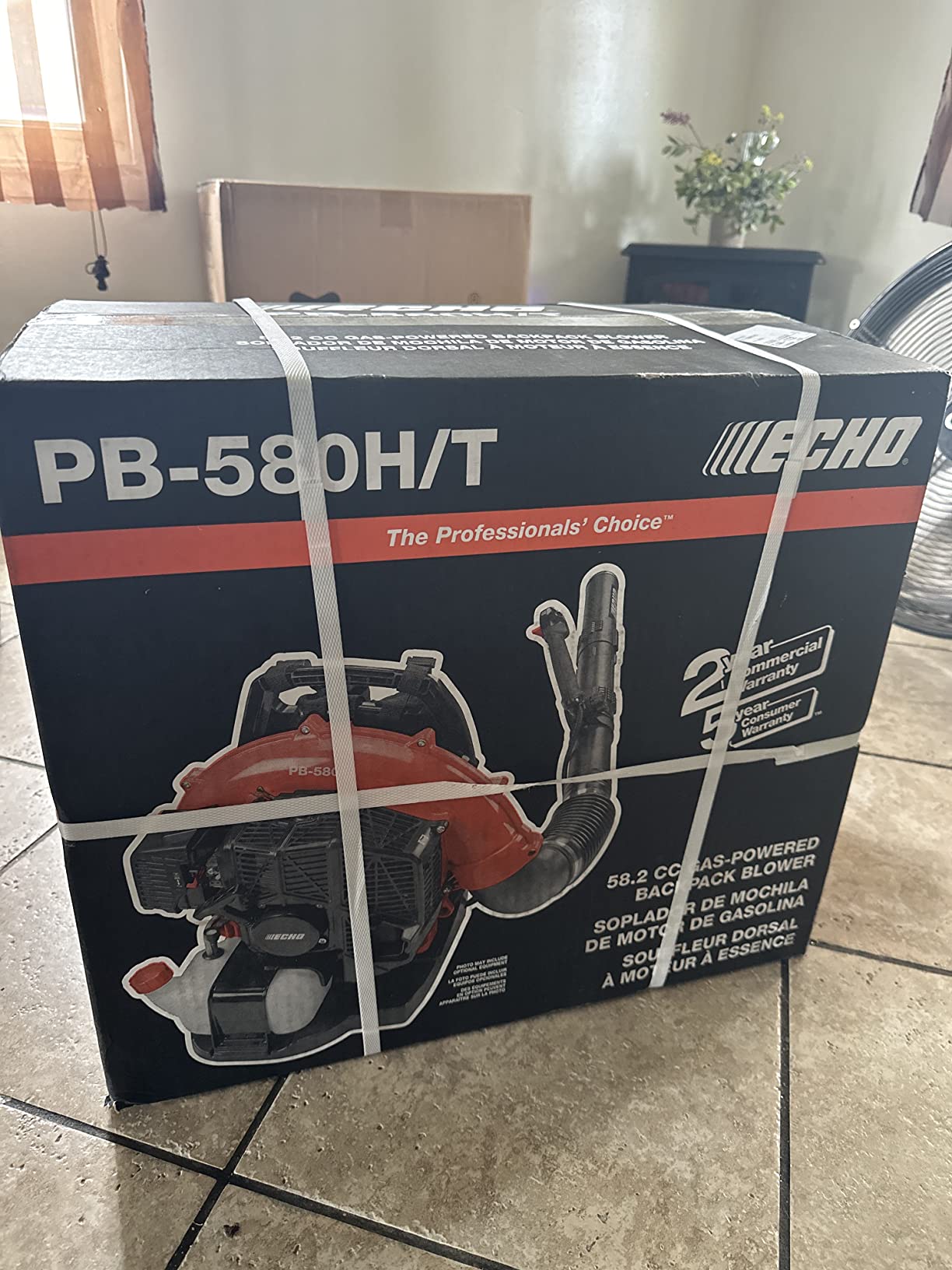 Echo PB-580T 58.2 CC Back Pack Blower with Tube Mounted Throttle, 510 CFM customer photo 2