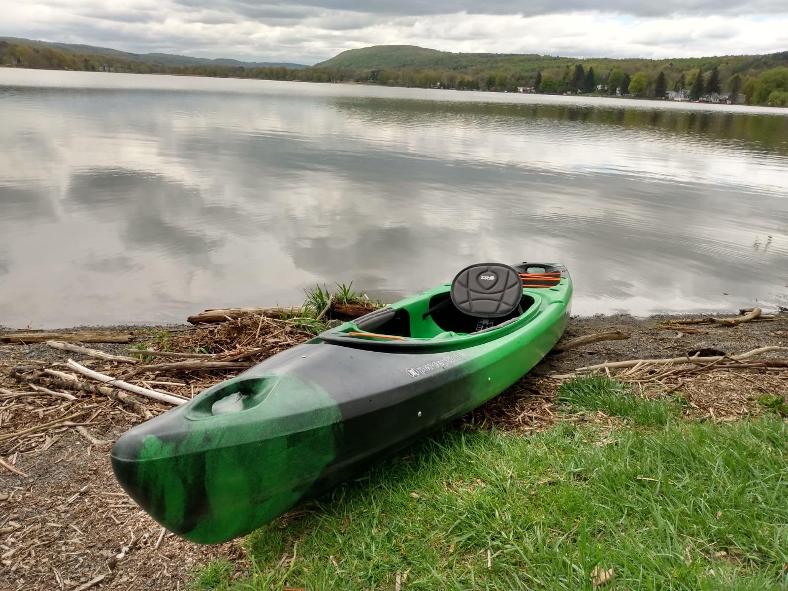 Perception Sound 10.5 | Sit Inside Kayak for Fishing and Fun | Two Rod Holders | Large Rear Storage customer photo 1