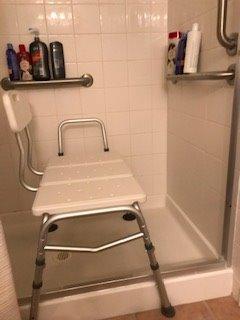 Vive Shower Bench for Transfers - Heavy Duty Tub Transfer Bench for Bathtub, Holds 400 lbs customer photo 1