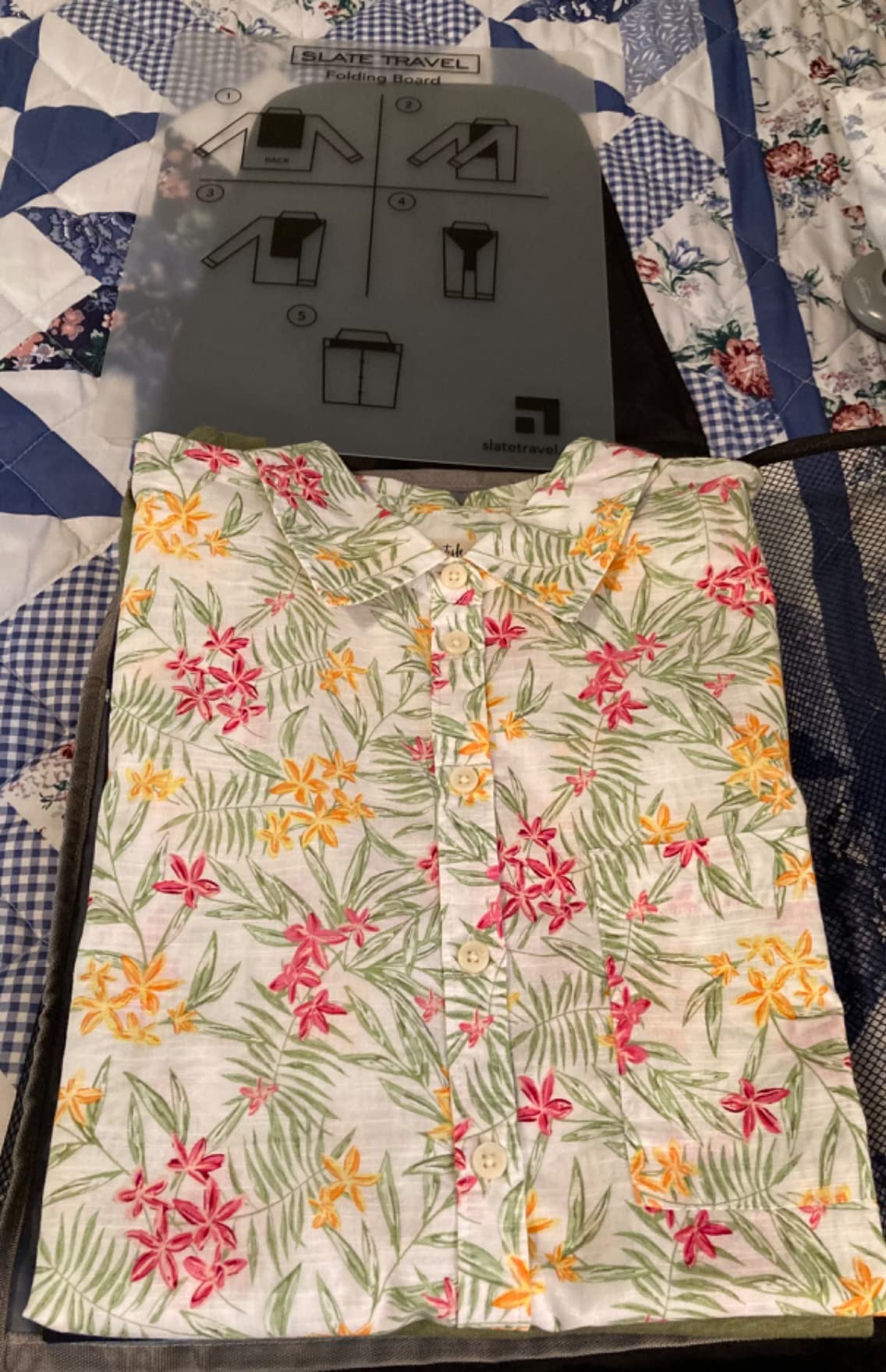 Slate Travel Garment Folder - 17