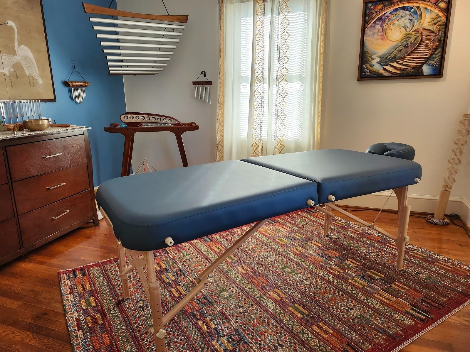 EarthLite Premium Portable Massage Table Package SPIRIT - Spa-Level Comfort, Deluxe Cushioning incl. Flex-Rest Face Cradle & Strata Face Pillow, Carry Case (30/32