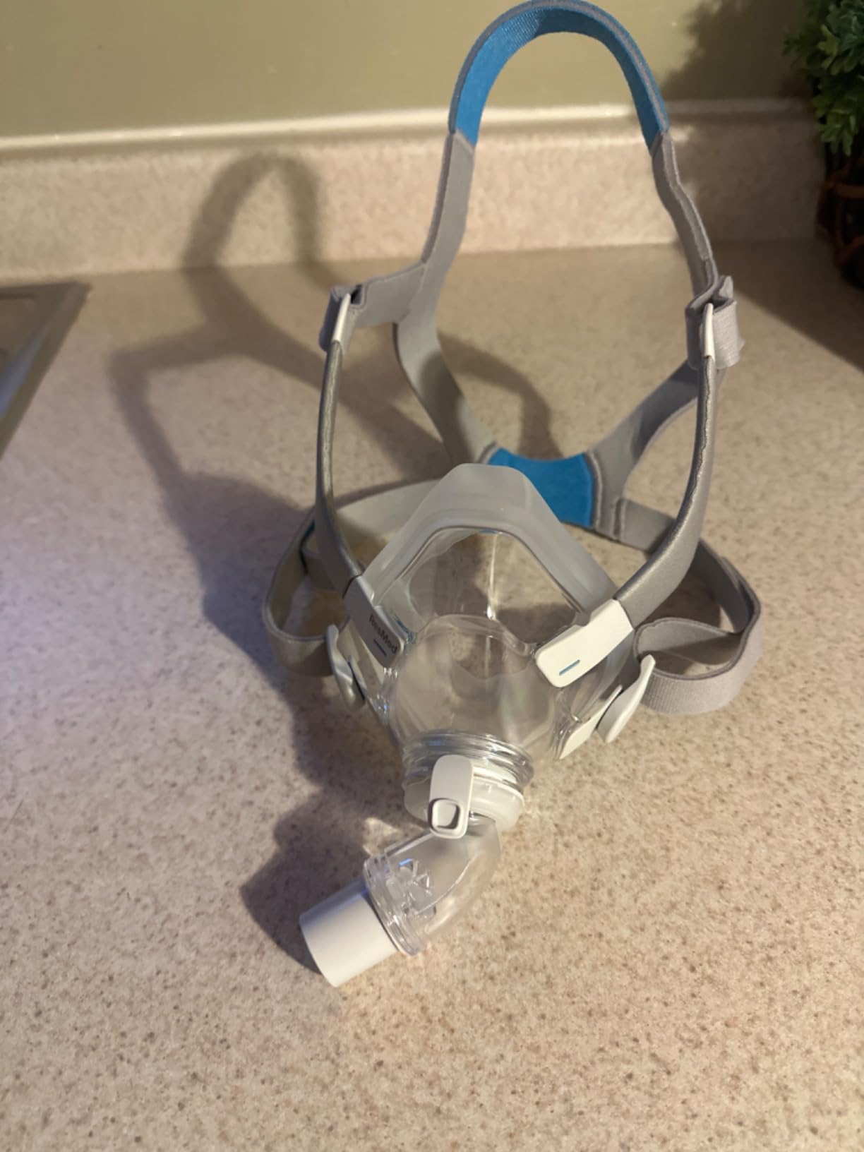 Resmed AirFit/AirTouch F20 Headgear - Replacement CPAP Headgear - Medium/Standard, Blue customer photo 1