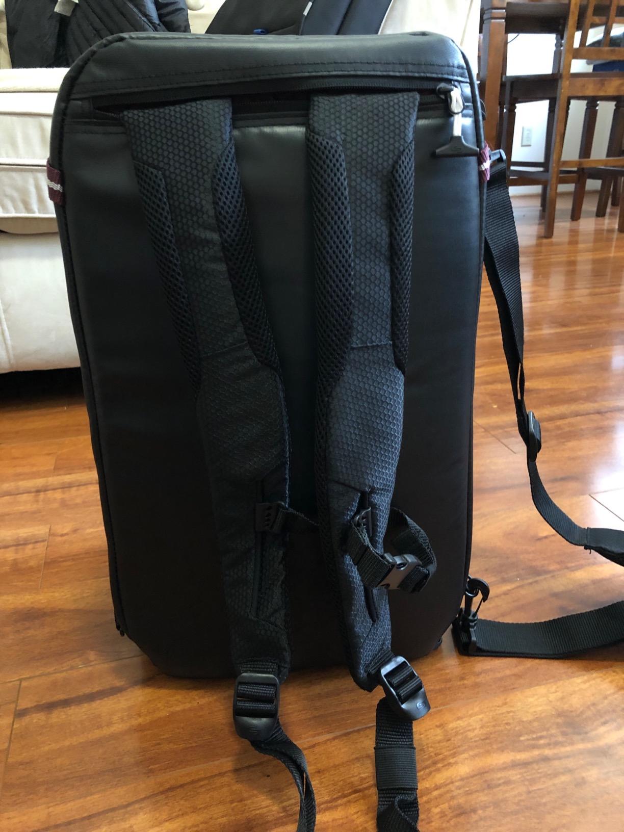 Solo New York Travel Backpack Duffel - Convertible Travel Duffle Bag for Men & Women, Carry On Size, Use for Gym, Flights, or Work, Separate Shoe Compartment, Padded Straps - All-Star, Black customer photo 1