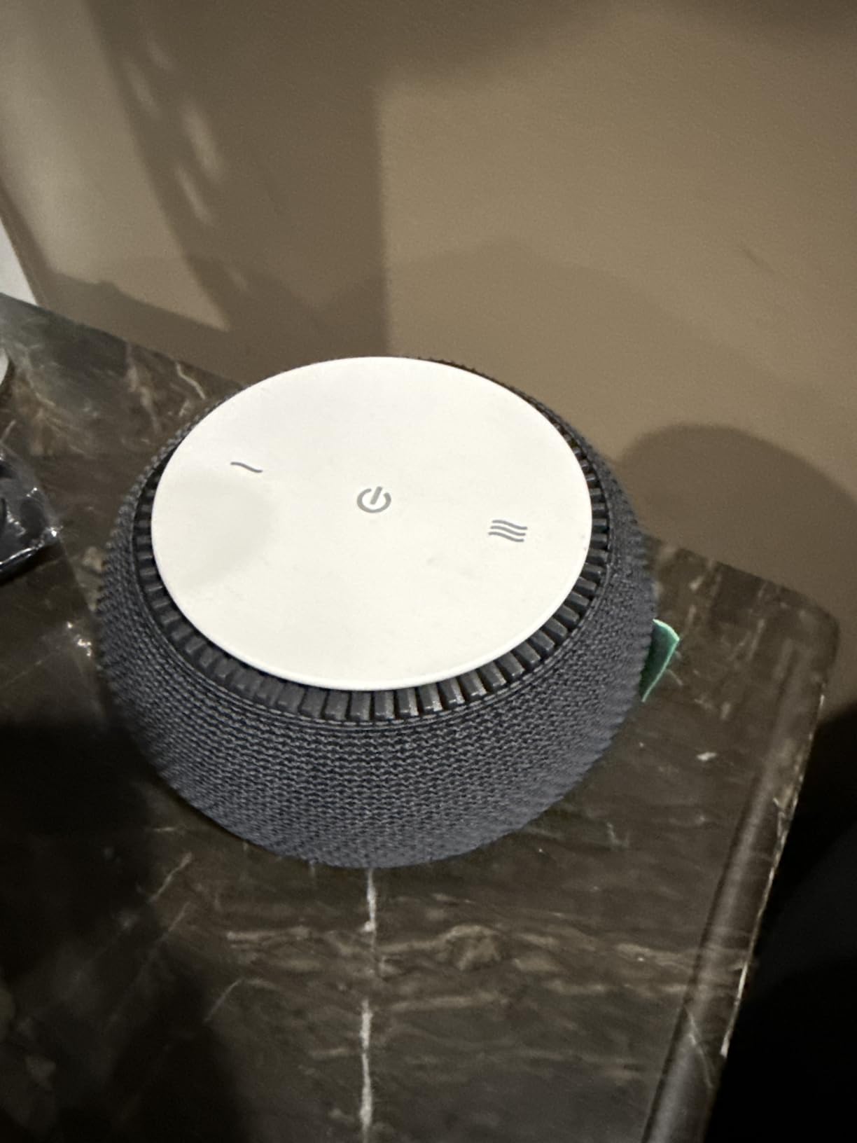 SNOOZ Original Smart White Noise Sound Machine, Real Fan Inside for Sleep | Natural Sound from a Real Fan, Non-Looping White Noise, App Scheduler, 10 Levels, Masks Snoring, Office Privacy & Neighbors customer photo 2