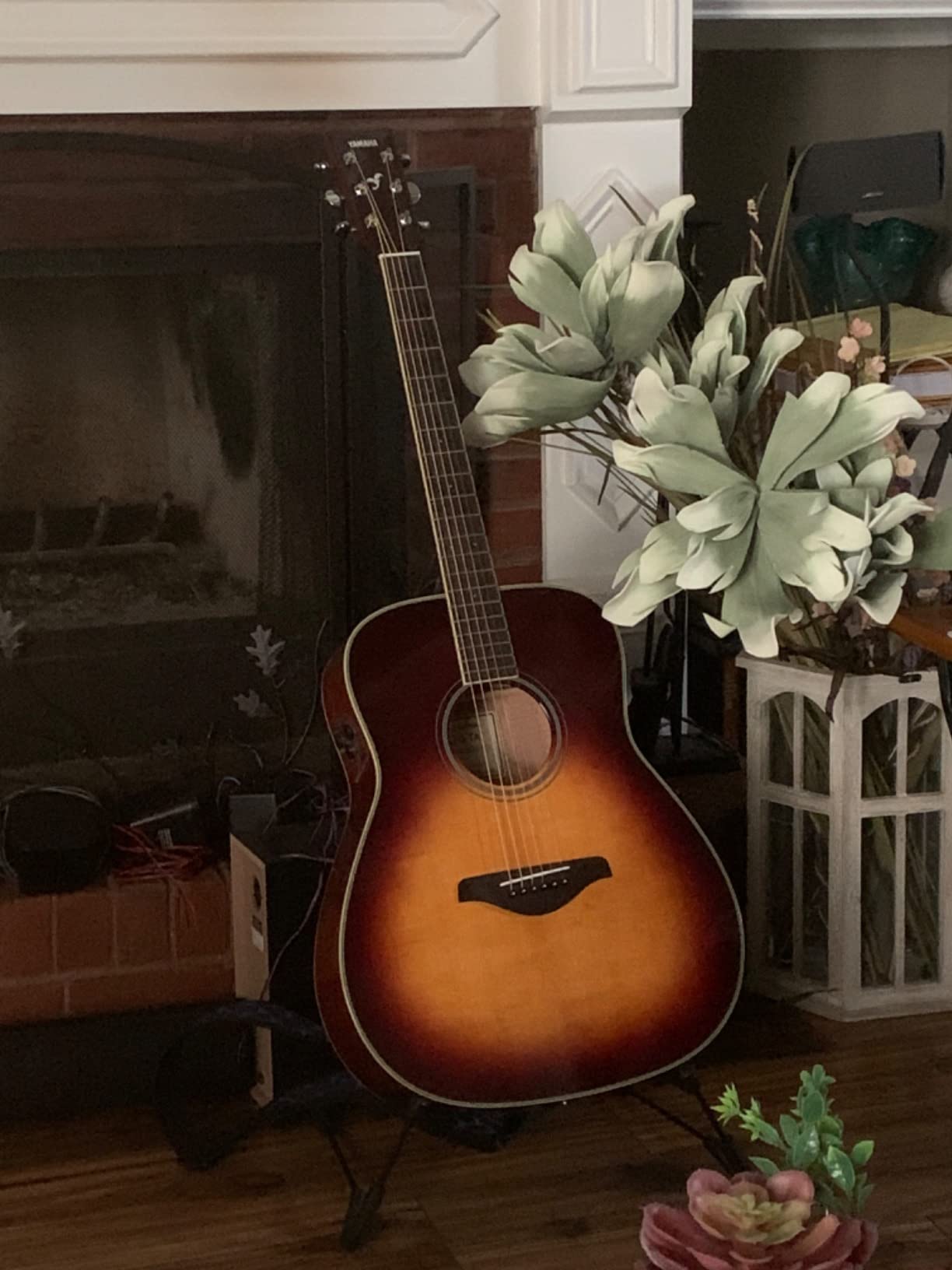 Yamaha FG-TA Transacoustic Guitar w/ Chorus and Reverb, Brown Sunburst customer photo 2