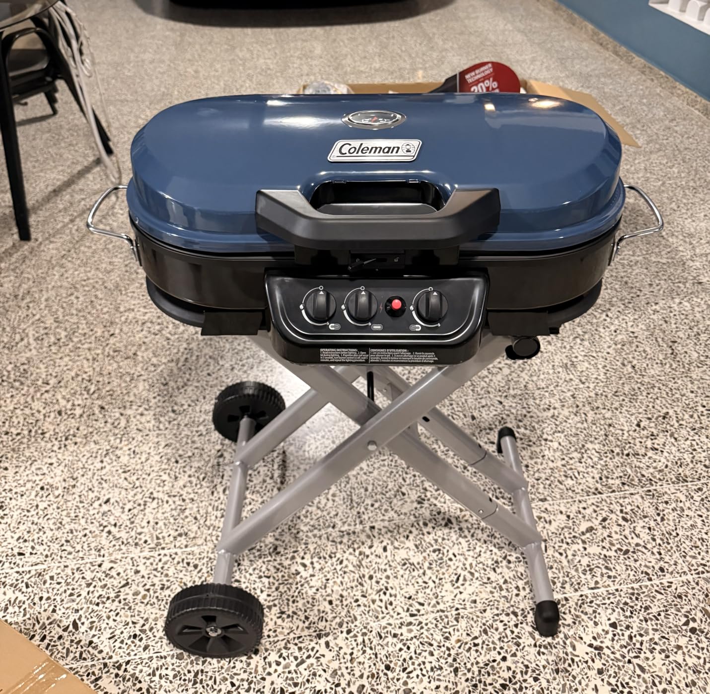 Coleman RoadTrip 285 Portable Stand-Up Propane Grill with 3 Adjustable Burners & Instastart Ignition, 20,000 BTUs of Power for Outdoor Cooking, Camping, Tailgating, Grilling, BBQs, & More customer photo 2
