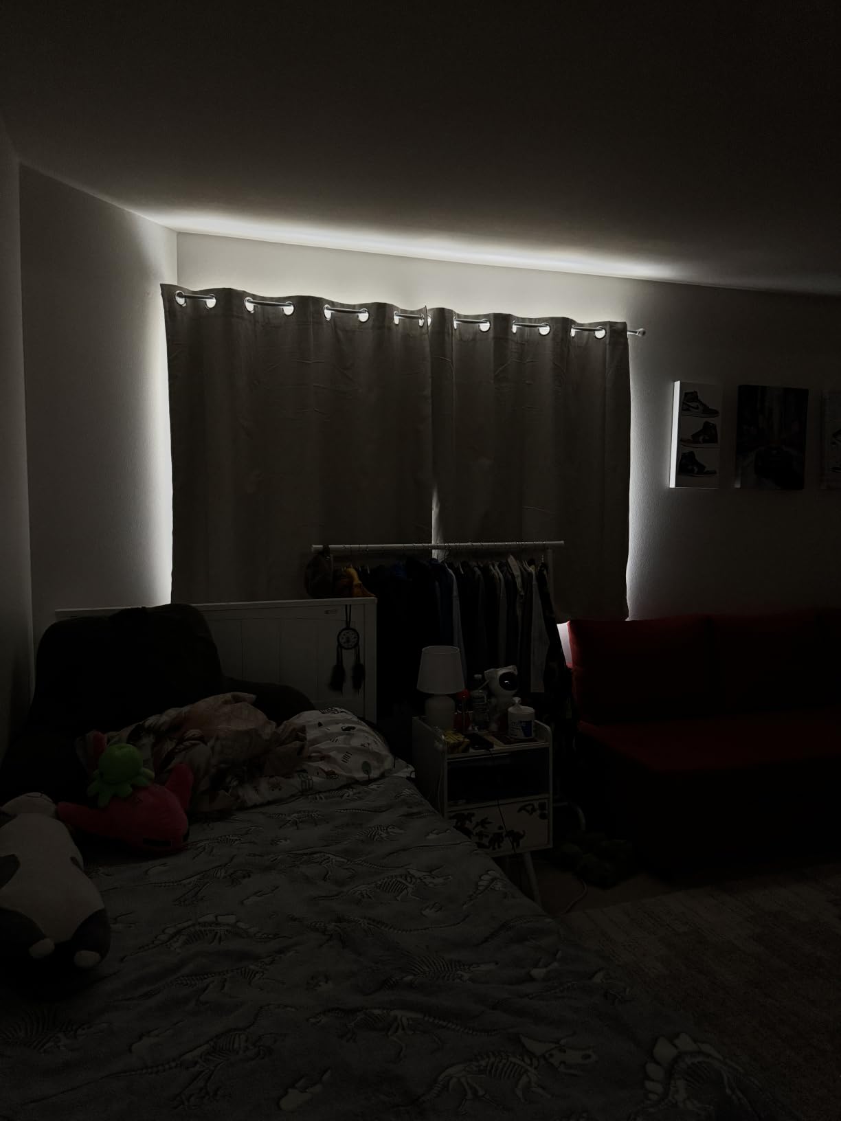 H.VERSAILTEX Linen 100% Blackout Curtains for Bedroom Light Blocking Curtains, Textured Curtains for Living Room 84 inch Grommet, White Liner Energy Efficient GRS Certified (2 Panels, Natural) customer photo 1