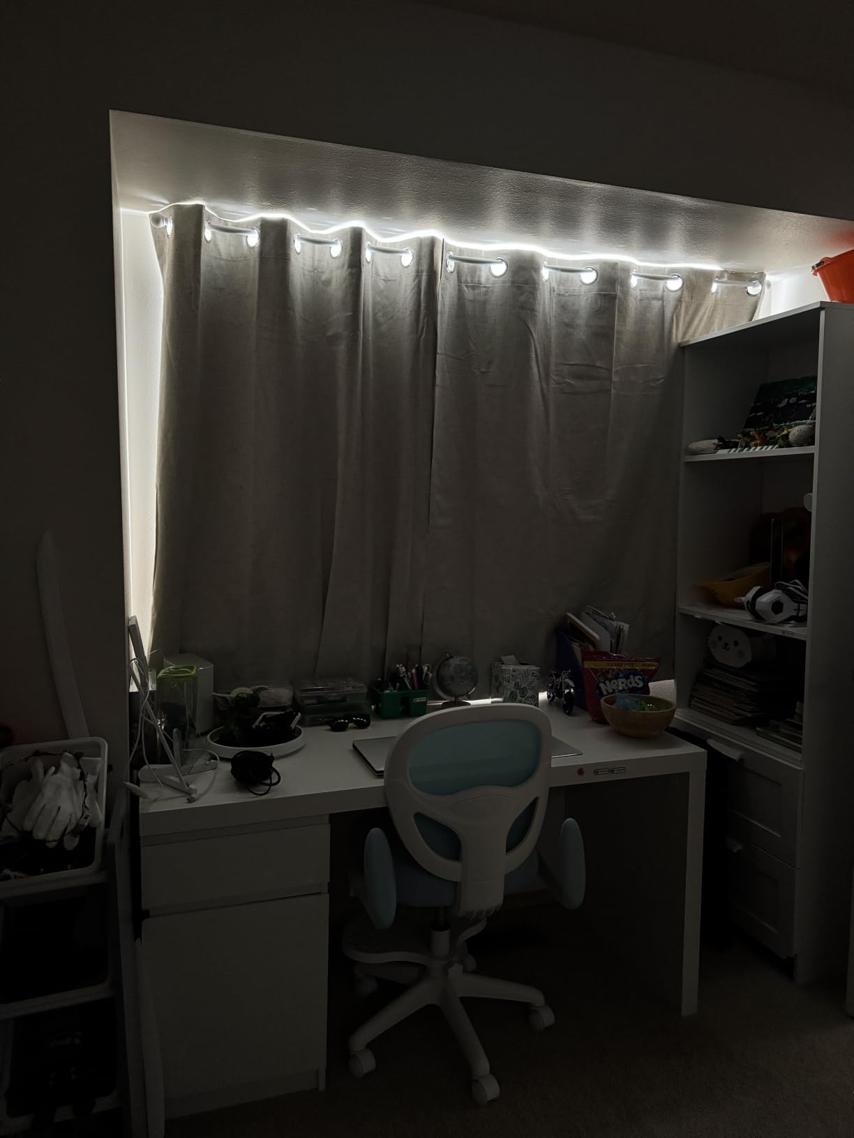 H.VERSAILTEX Linen 100% Blackout Curtains for Bedroom Light Blocking Curtains, Textured Curtains for Living Room 84 inch Grommet, White Liner Energy Efficient GRS Certified (2 Panels, Natural) customer photo 2