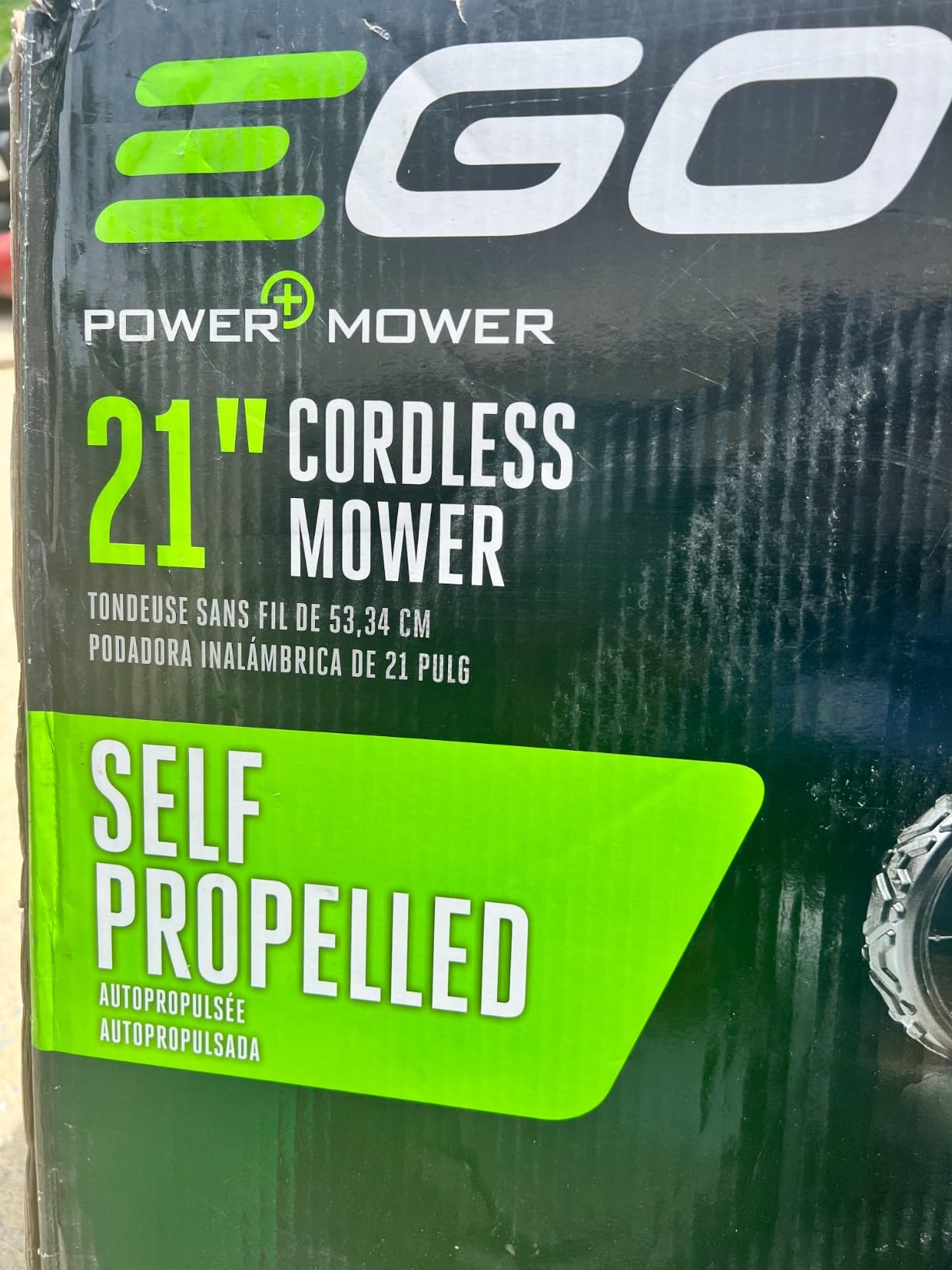 EGO Power+ LM2142SP 21-Inch 56-Volt Lithium-Ion Cordless Electric Dual-Port Walk Behind Self Propelled Lawn Mower with Two 5.0 Ah Batteries & Charger Included customer photo 2