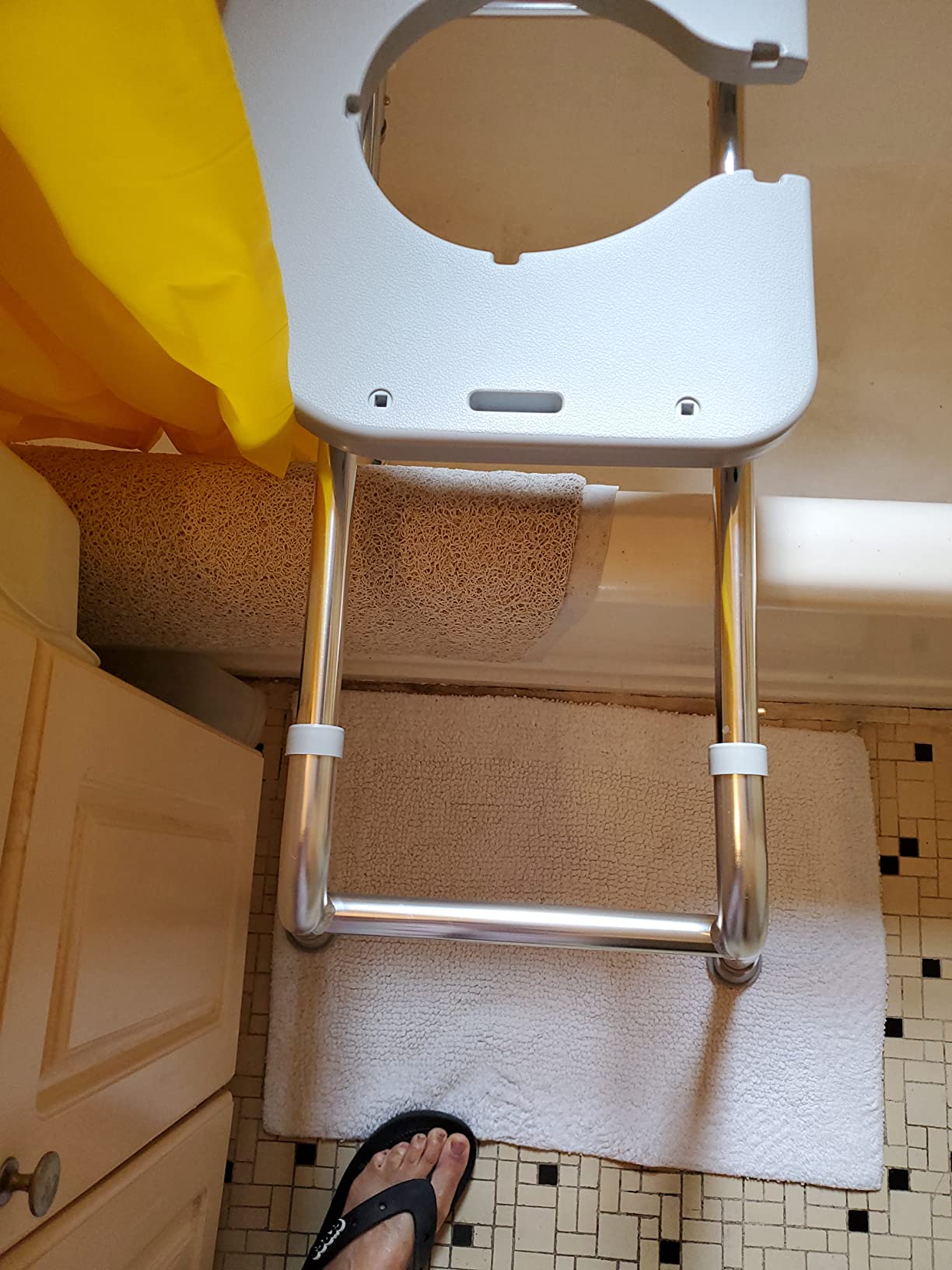 Eagle Health Supplies Pro-Slide Shower Chair & Tub Transfer Bench with Cut Out (Model 70311) customer photo 2