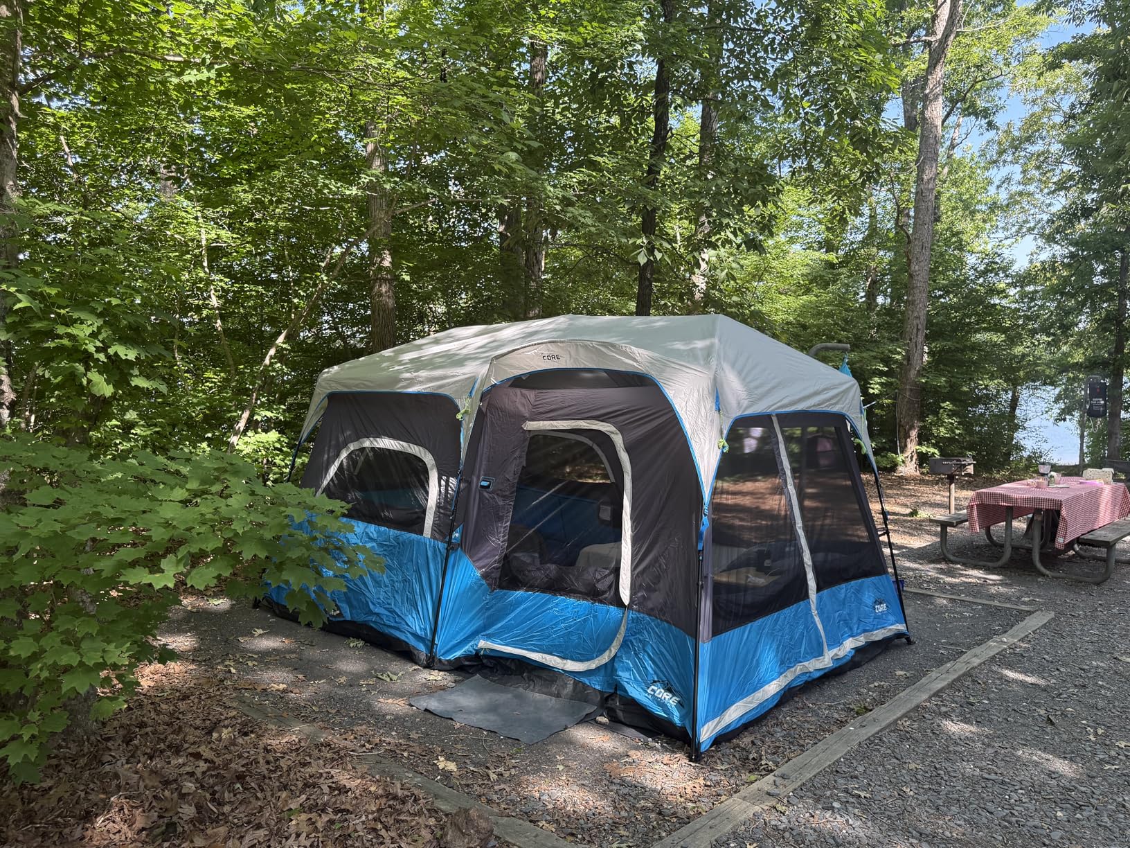 CORE Instant Cabin Tents with LED Lights | Family Multi Room Lighted Pop Up Tents customer photo 2