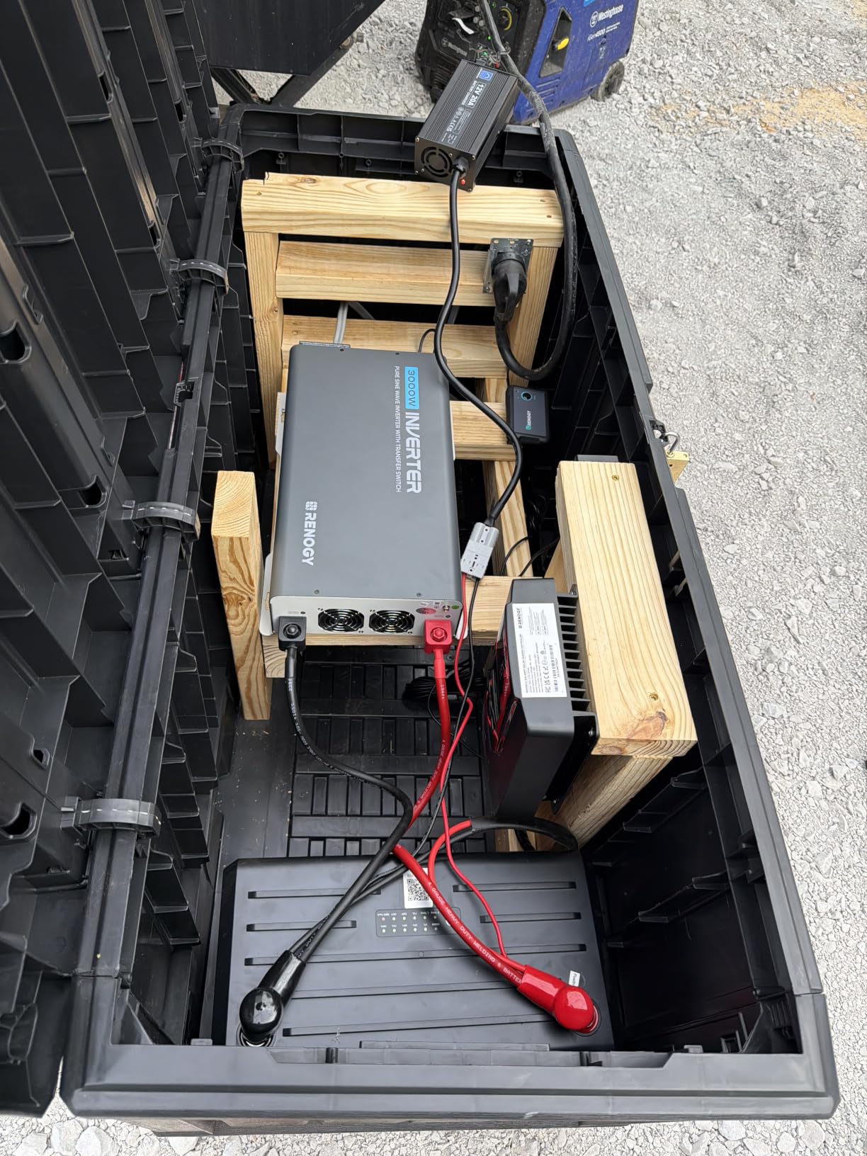 Renogy Inverter P2 2000W Pure Sine Wave Inverter 12V DC to 110V AC Converter, Off-Grid Solar Power Inverters for Vehicles, Truck, RV, Home, with Built-in 5V/2.1A USB/Hardwire Port, Remote Controller customer photo 1