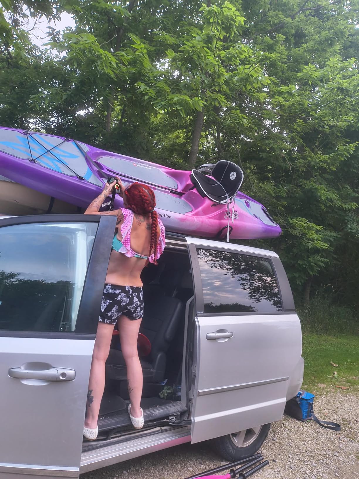 Perception Hi Life | Sit on Top Kayak for Adults | Hybrid SUP Stand up Paddle Board Kayak customer photo 1