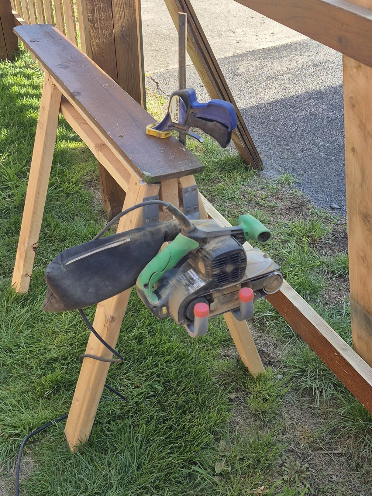 Metabo HPT Belt Sander | 3 x 21 Inch | For Woodworking | Variable Speed | 9.0 Amp Motor | Soft Grip | 5-Year Warranty | SB8V2 customer photo 1