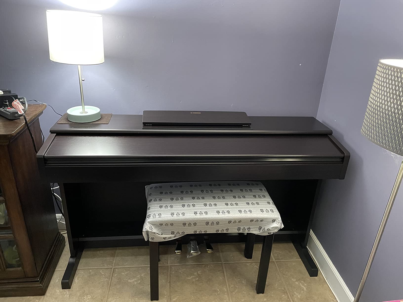 Yamaha YDP144 Arius Series Piano with Bench, Dark Rosewood customer photo 2