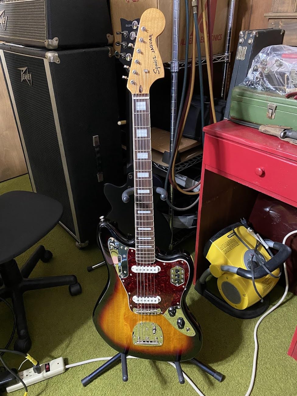 Squier Classic Vibe 70s Jaguar Electric Guitar, with 2-Year Warranty, 3-Color Sunburst, Laurel Fingerboard customer photo 1