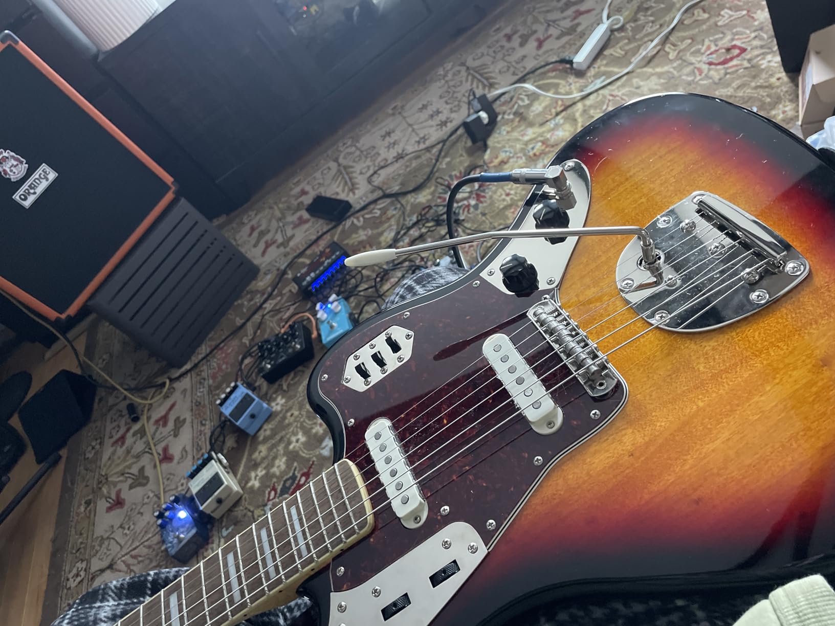 Squier Classic Vibe 70s Jaguar Electric Guitar, with 2-Year Warranty, 3-Color Sunburst, Laurel Fingerboard customer photo 2