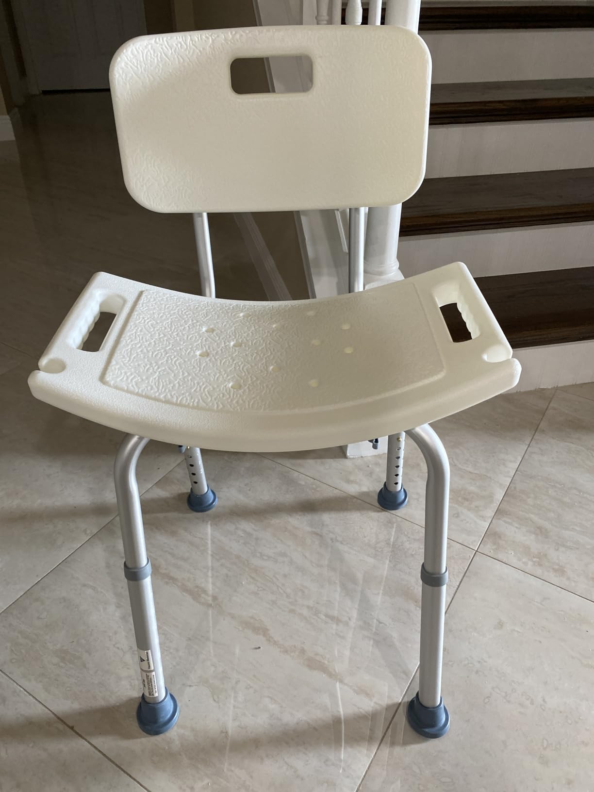 FSA/HSA Eligible, Vaunn Tool-Free Assembly Adjustable Shower Chair Spa Bathtub Seat Bench with Removable Back customer photo 1