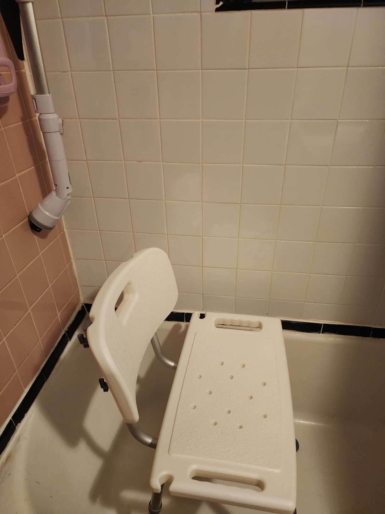 FSA/HSA Eligible, Vaunn Tool-Free Assembly Adjustable Shower Chair Spa Bathtub Seat Bench with Removable Back customer photo 2