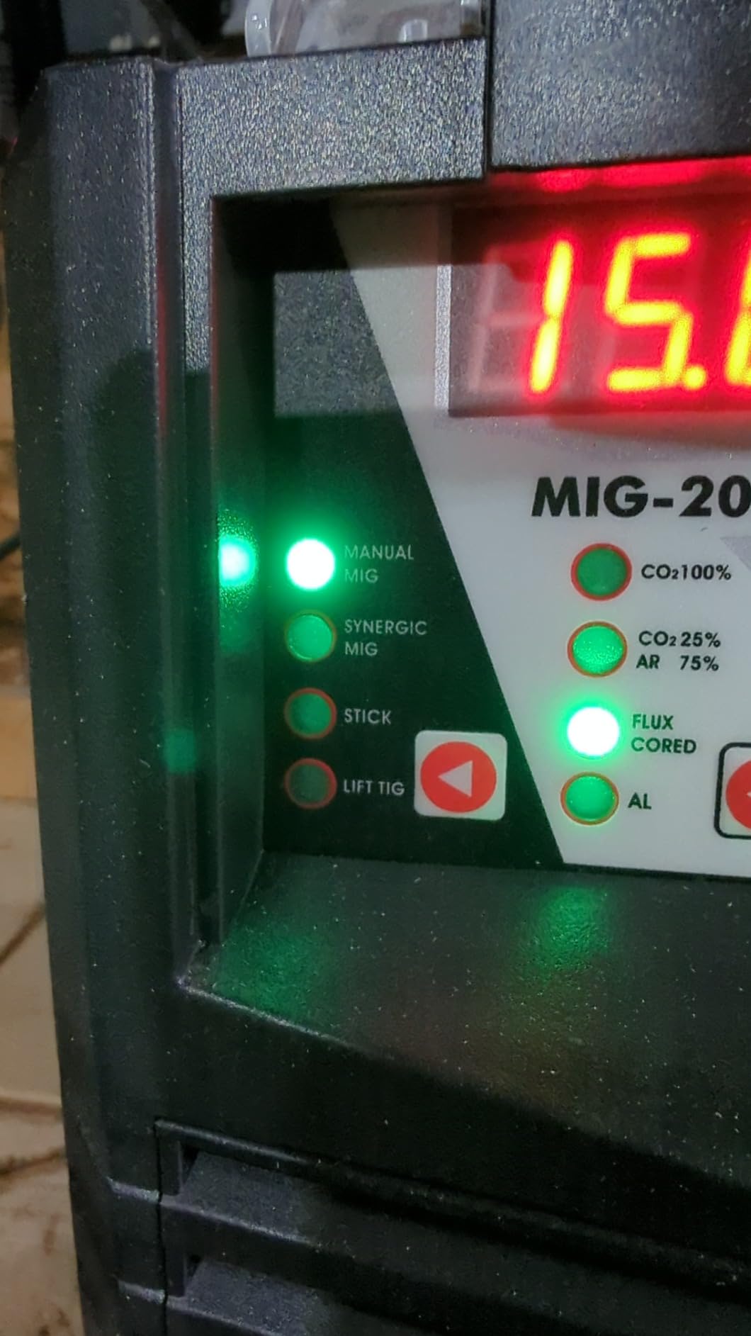 YESWELDER 205A MIG Welder, 110V/220V 5-In-1 MIG/Flux Core MIG/Spool Gun MIG/Lift TIG/Stick | clear digital display, efficient setup, synergic control, beginner friendly, auto repair, DIY jobs, metalworking customer photo 1