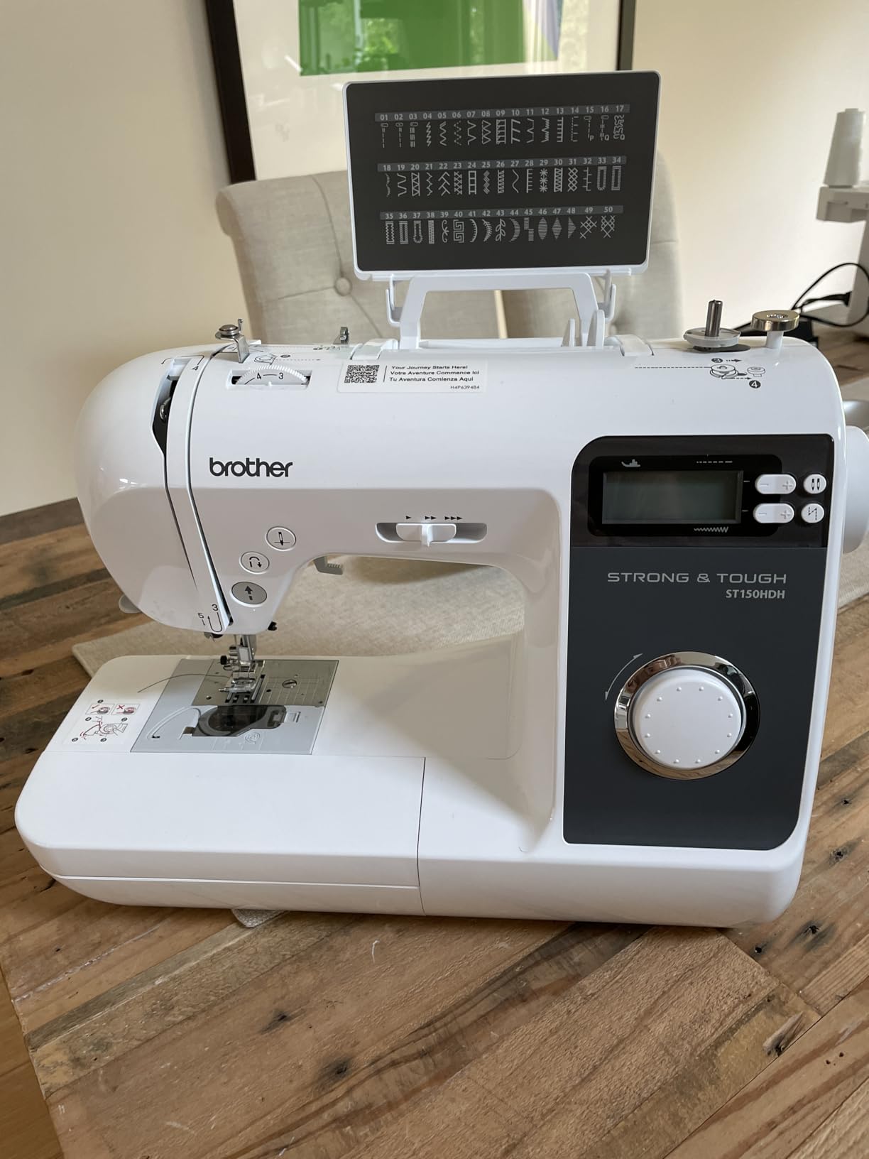 Brother ST150HDH Strong and Tough Sewing Machine, 50 Built-In Stitches, Heavy Duty for Leather and Thick Fabrics customer photo 1
