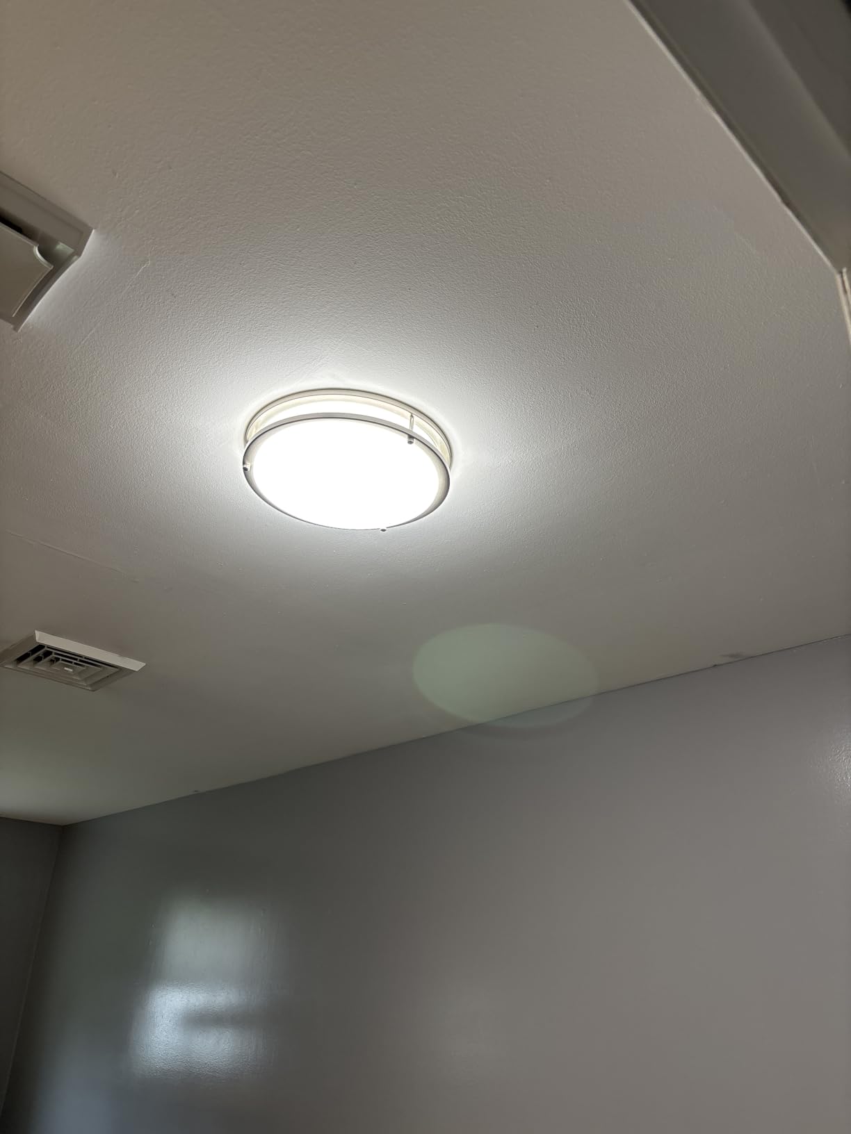 hykolity 13 inch Flush Mount LED Ceiling Light Fixture, 5CCT 2700K/3000K/3500K/4000K/5000K Adjustable Ceiling Lights, Oil Rubbed Bronze Saturn Dimmable Lighting for Kitchen, ETL Listed customer photo 2