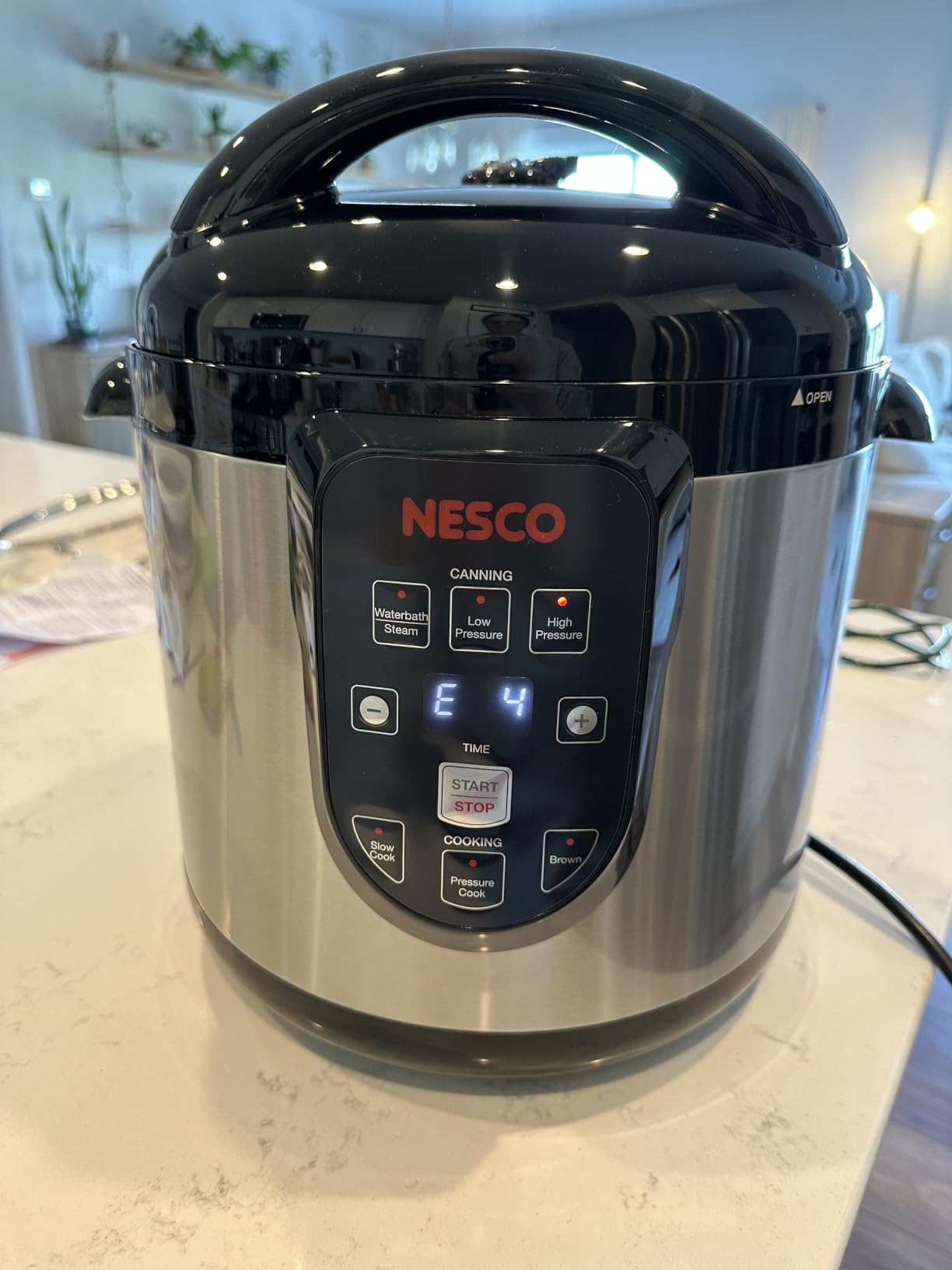 NESCO NPC-9 Smart Electric Pressure Canner and Cooker for Home Food Preservation, 9.5-Quart Stainless Steel with Digital Controls customer photo 2