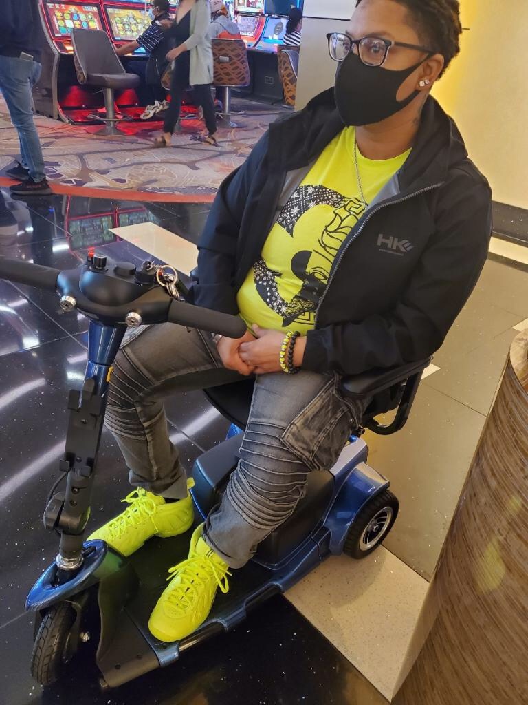 Vive 3 Wheel Mobility Scooter - Electric Powered Mobile Wheelchair Device for Adults - Folding, Collapsible and Compact for Travel - Long Range Power Extended Battery with Charger and Basket Included customer photo 2