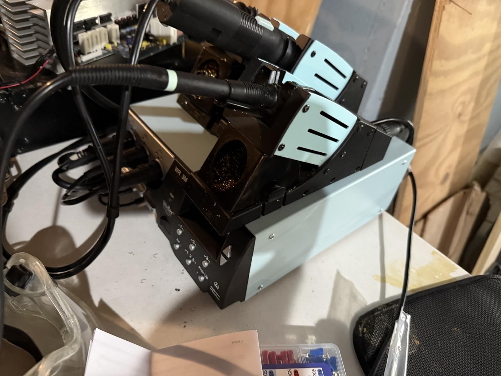 YIHUA 926 III 60W Digital Display Soldering Iron Station Kit w 2 Helping Hands, 6 Extra Iron Tips, Lead-Free Solder, Solder Sucker, S/S Tweezers, °C/ºF Conversion, Auto Sleep & Calibration Support customer photo 2