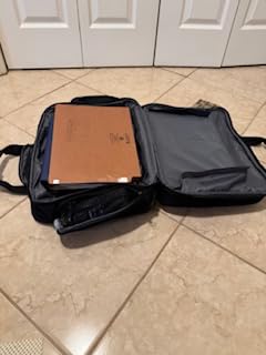 KROSER 17.3 Inch Rolling Laptop Computer Bag, Wheeled Briefcase, Roller case | Multi-compartments, silent wheels, fits airline overhead bins for overnight business trips customer photo 2