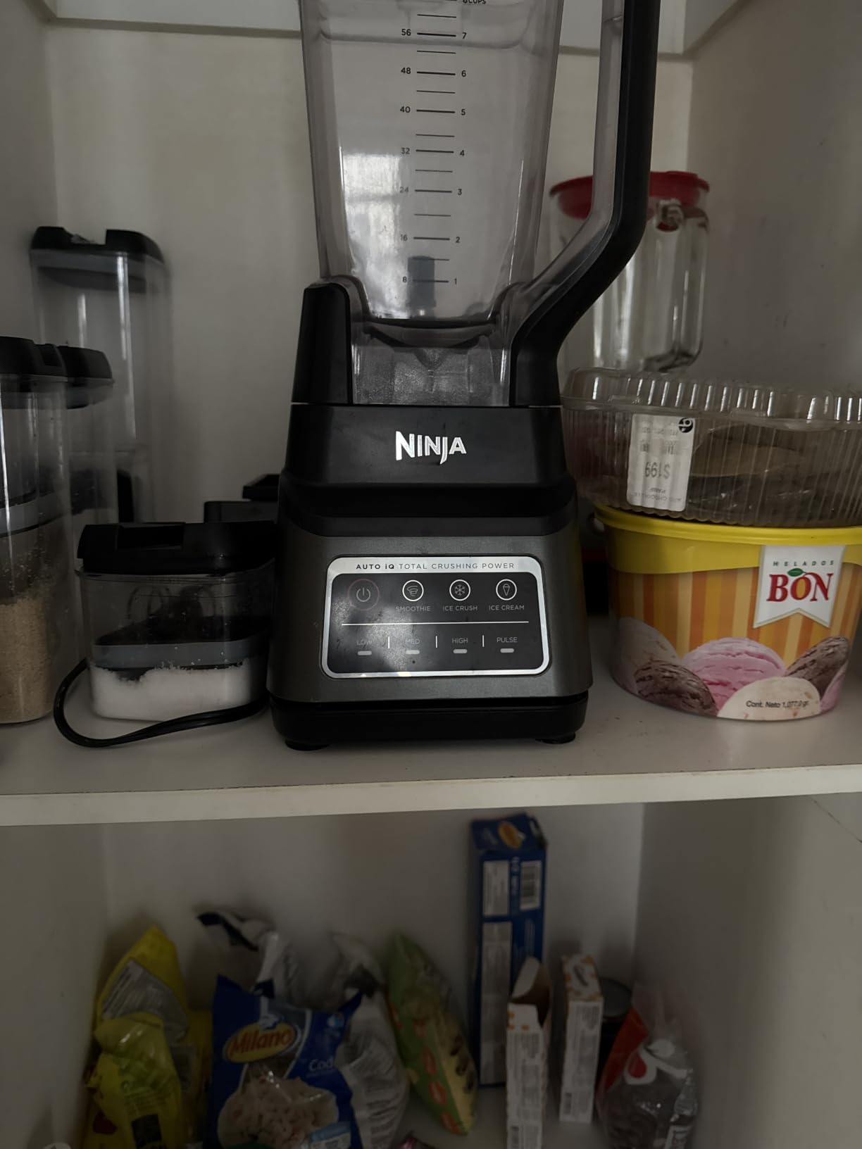 Ninja Professional Plus Blender with Auto-iQ, Smoothie and Ice Cream Maker, Frozen Drink Mixer, Margarita Machine, 3 Auto-iQ Presets, 1400W, 72-oz. Total Crushing Pitcher, Dark Grey, BN701 customer photo 1