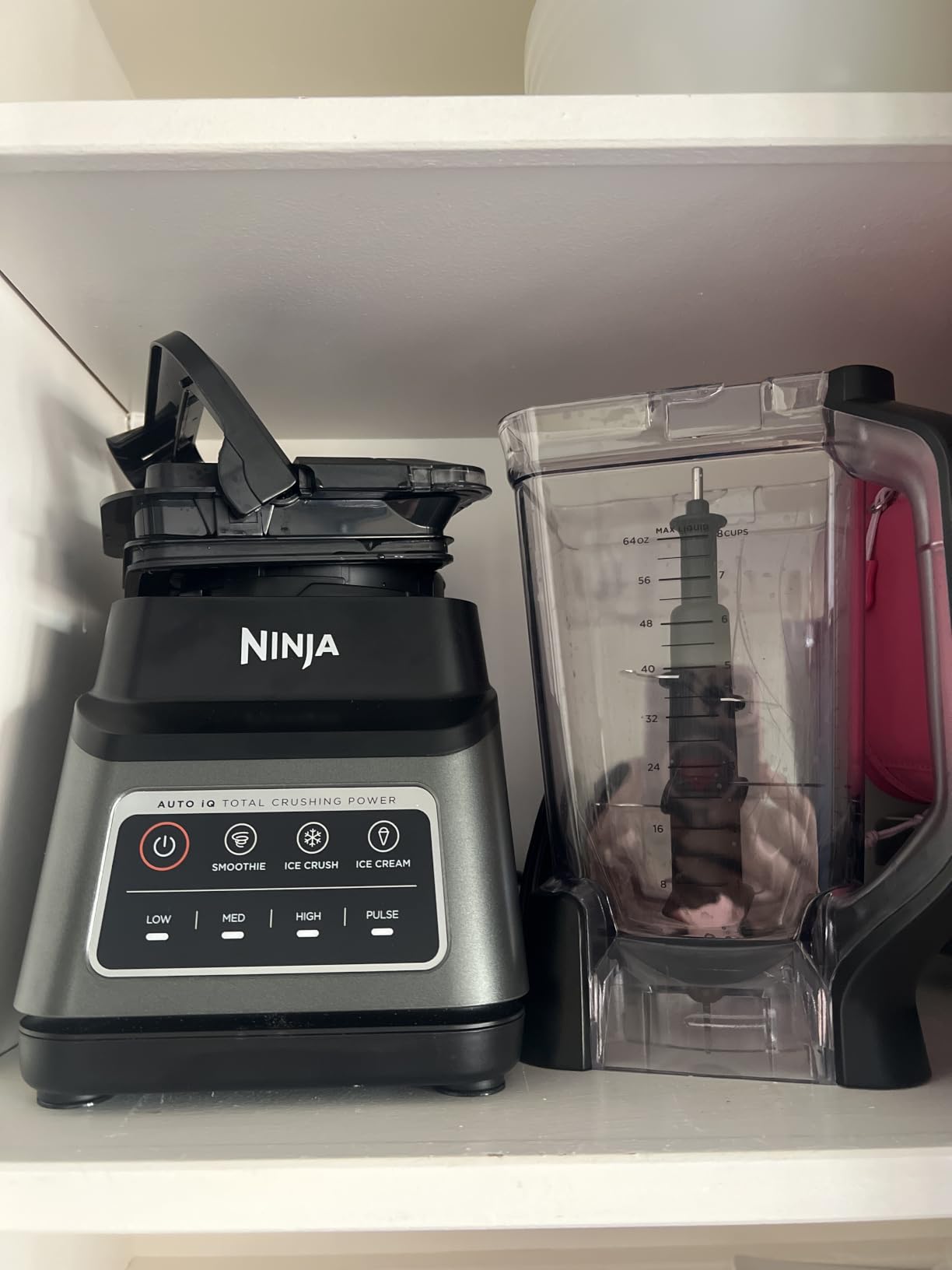 Ninja Professional Plus Blender with Auto-iQ, Smoothie and Ice Cream Maker, Frozen Drink Mixer, Margarita Machine, 3 Auto-iQ Presets, 1400W, 72-oz. Total Crushing Pitcher, Dark Grey, BN701 customer photo 2