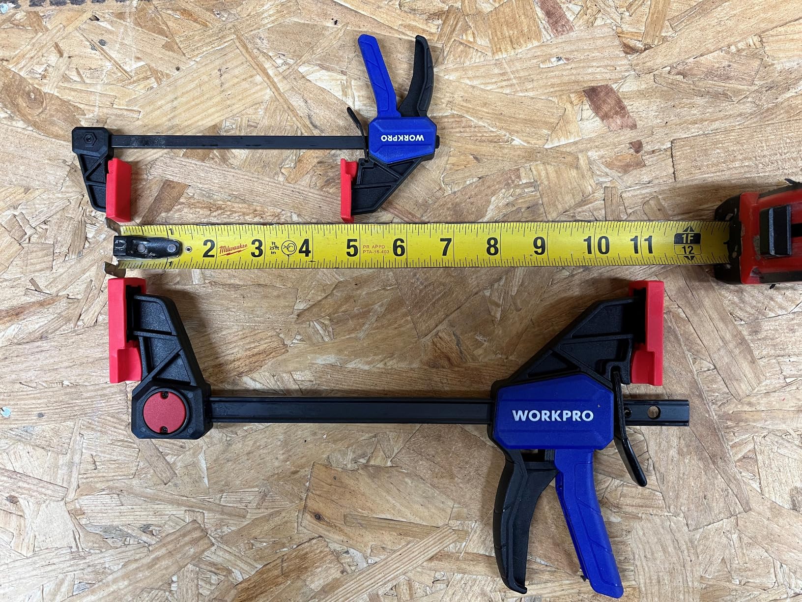 WORKPRO 6-Pack Bar Clamps for Woodworking, 6