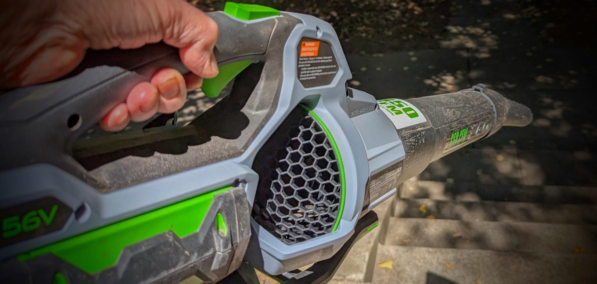 EGO POWER+ Leaf Blower, Cordless Electric 650 CFM, Battery and Charger Not Included - LB6500 customer photo 1