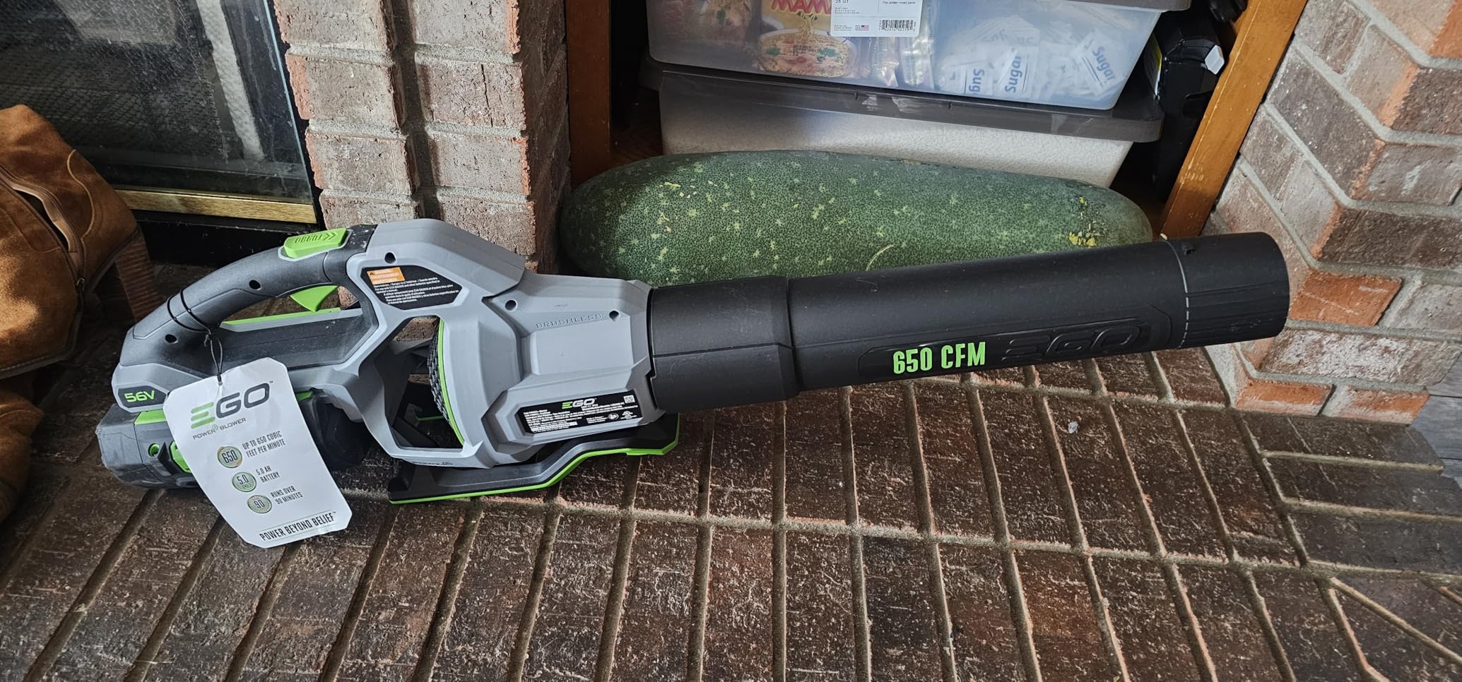 EGO POWER+ Leaf Blower, Cordless Electric 650 CFM, Battery and Charger Not Included - LB6500 customer photo 2