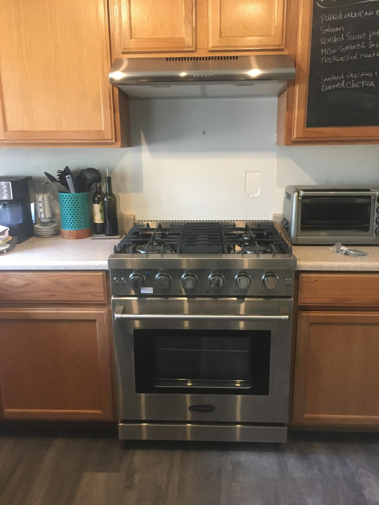 Cosmo COS-EPGR304 30 in. Haven 4.8 cu. ft. 5 Burner Gas Range, Convection, Stainless Steel customer photo 1