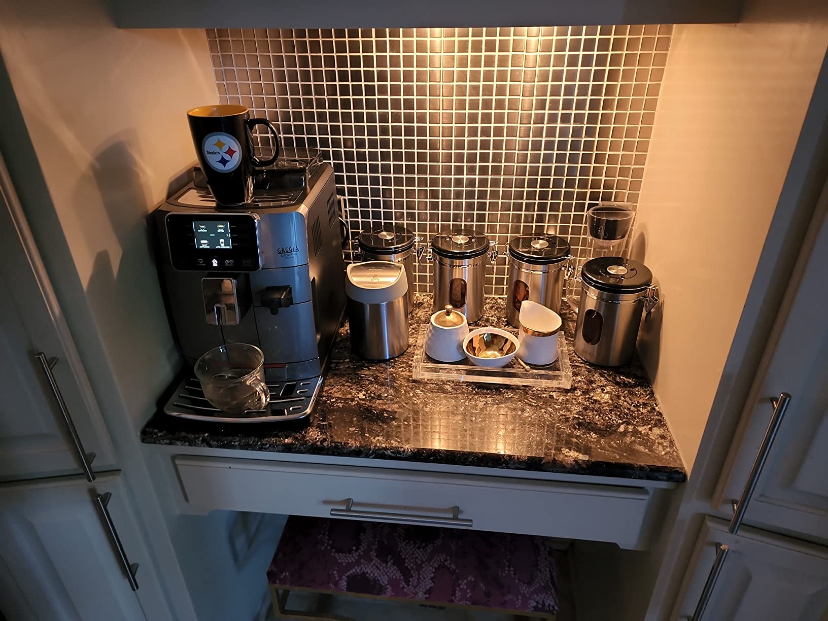 Gaggia Cadorna Prestige Super-Automatic Espresso Machine, Anthracite customer photo 2