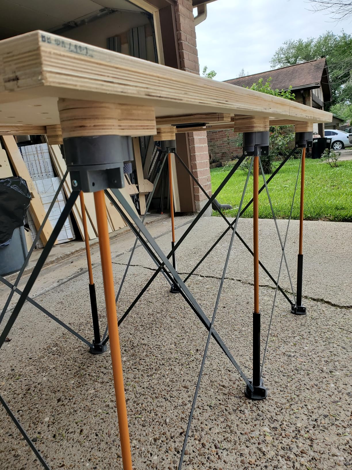BORA Centipede Folding Work Table 4x6 ft Portable Workbench for Garage customer photo 2